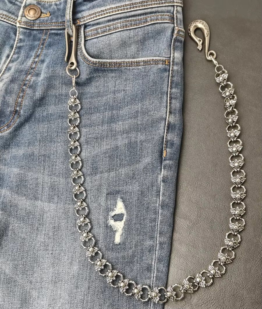 Jewelry Dark punk Style Skeleton Pants Waist Chain Size ONE SIZE - 1 Thumbnail