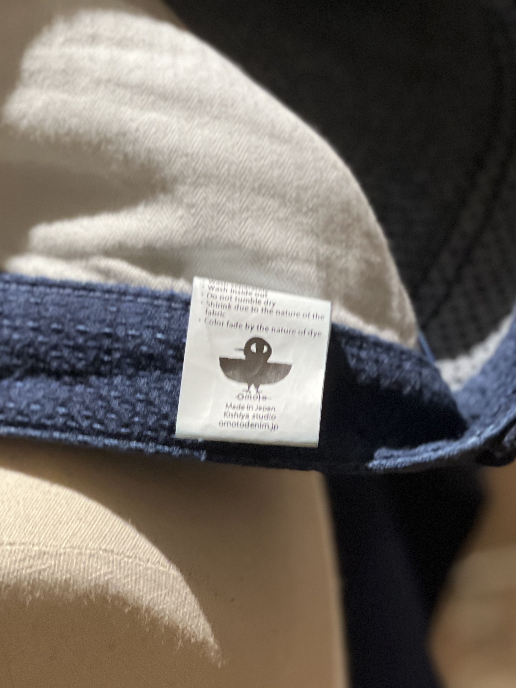 Other Omoto Denim0621 15oz Ori-Sashi Sashiko Relaxed Fit Indigo Size US 34 / EU 50 - 7 Thumbnail