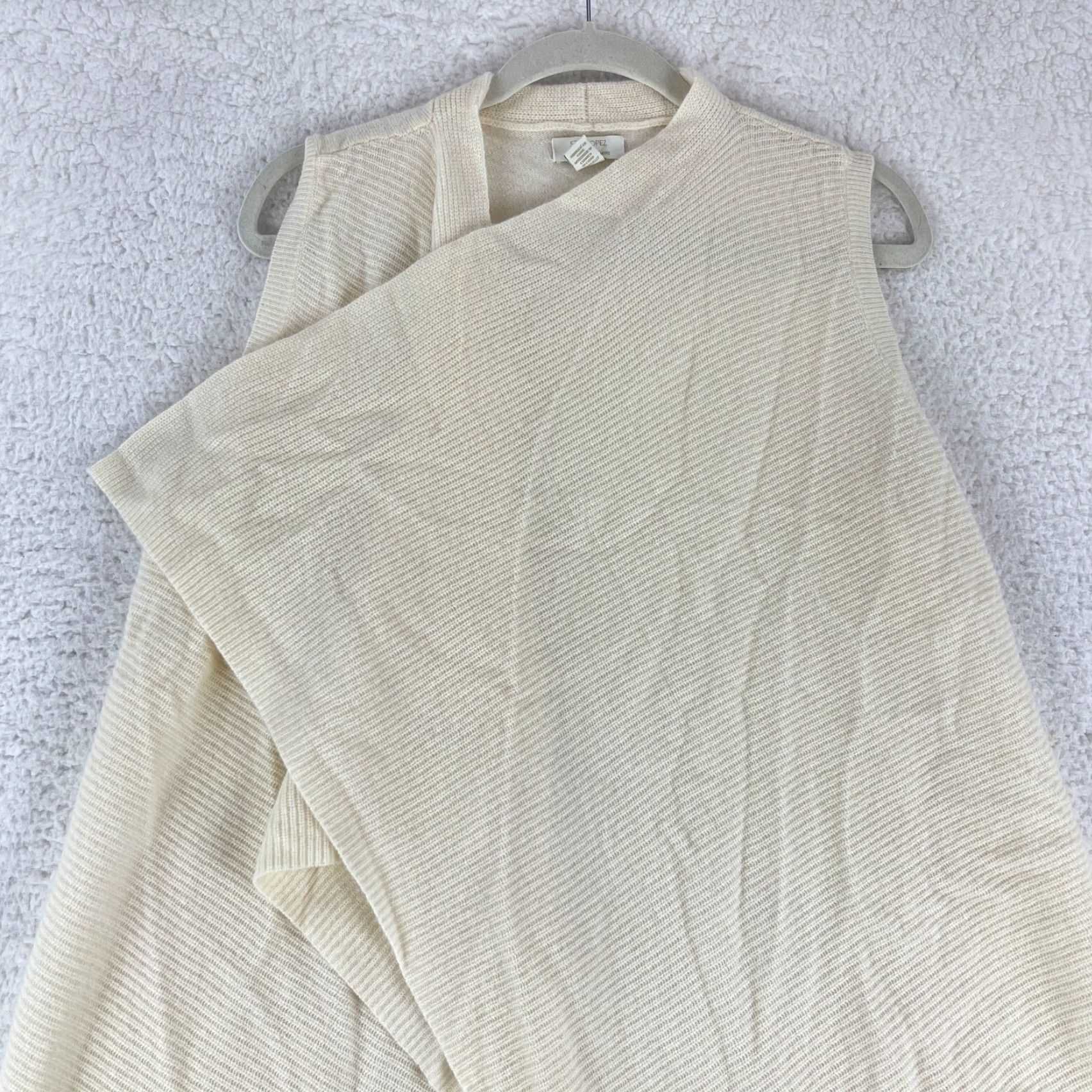 Vintage St. Tropez West Ivory 100% 2-Ply Cashmere Sweater Cardigan Womens Medium Size M / US 6-8 / IT 42-44 - 6 Thumbnail