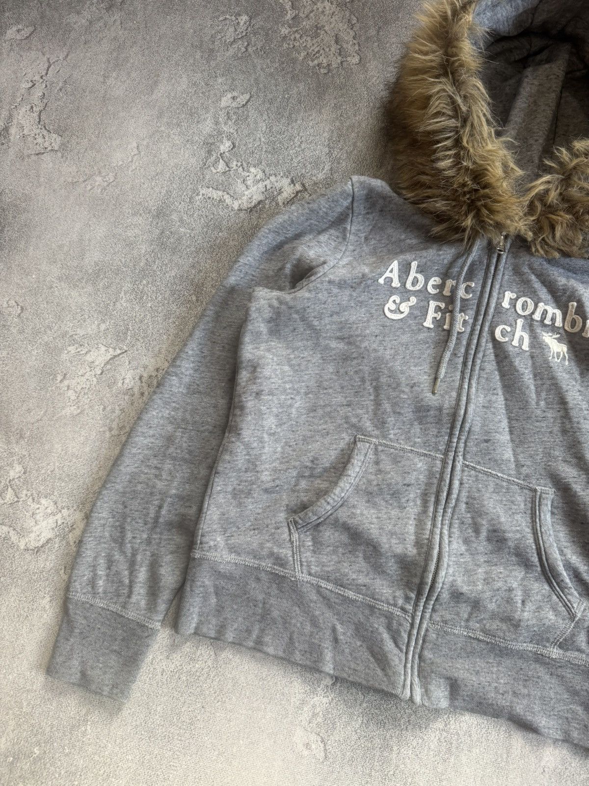 Abercrombie & Fitch Abercrombie & Fitch Y2K Fur Faux hoodie if six was nine LGB Size L / US 10 / IT 46 - 8 Thumbnail