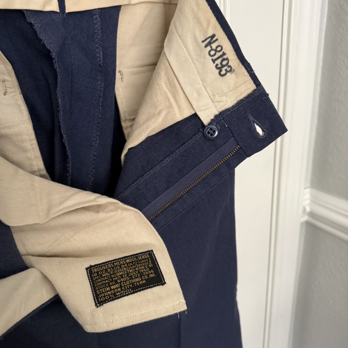 Vintage 1960s Air Force Military Wool Pants Size US 31 - 3 Thumbnail