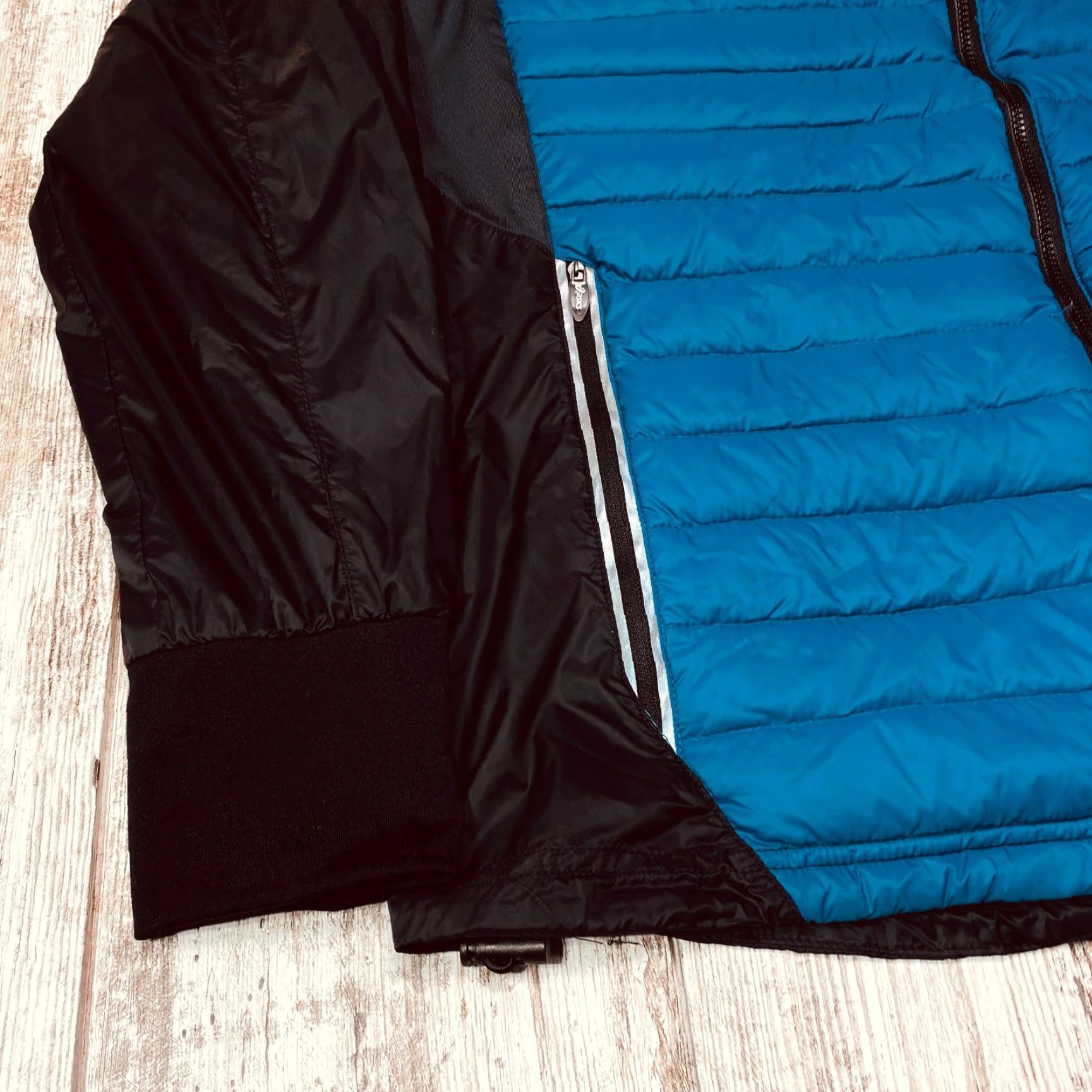 Asics ASICS Men’s Large Blue Puffer Jacket Lightweight Full Zip Outdoor Hiking Size US L / EU 52-54 / 3 - 3 Thumbnail