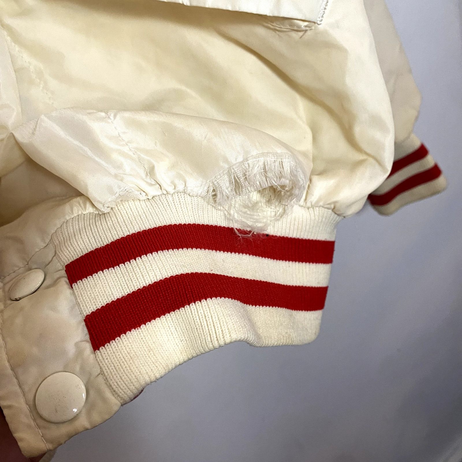 Vintage Vintage Satin Varsity Jacket Chain Stitched VFW War Veterans Size US M / EU 48-50 / 2 - 8 Thumbnail