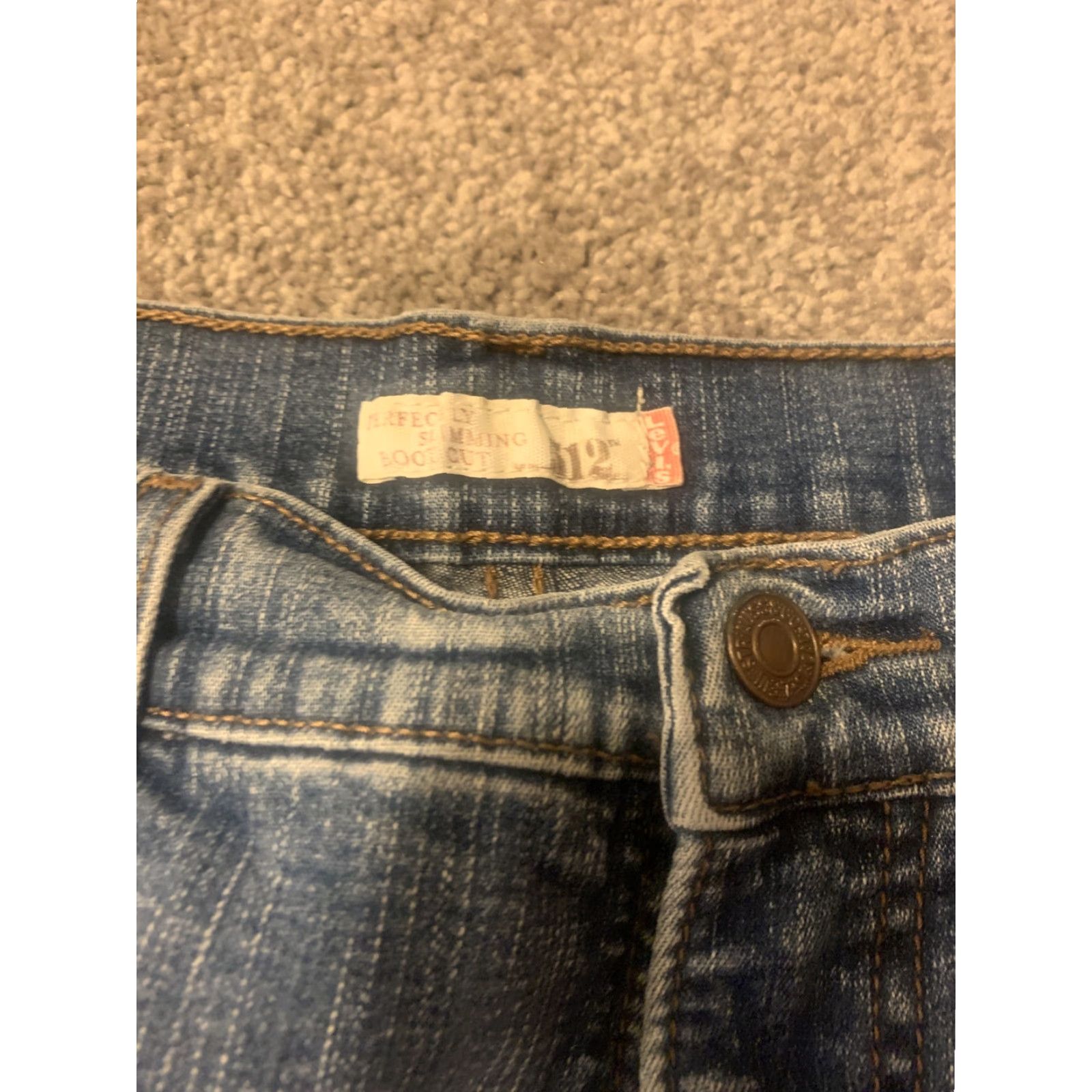 Levi's Levi's Jeans Bootcut Women's 14 Slimming 512 Perfectly Slimming Blue 30in Plus Size Women Size 36" / US 14 / IT 50 - 2 Thumbnail
