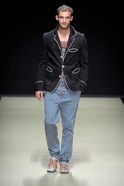 Vivienne Westwood Vivienne Westwood 2009SS Contrast Stitch Black Jacket Size US S / EU 44-46 / 1 - 2 Thumbnail
