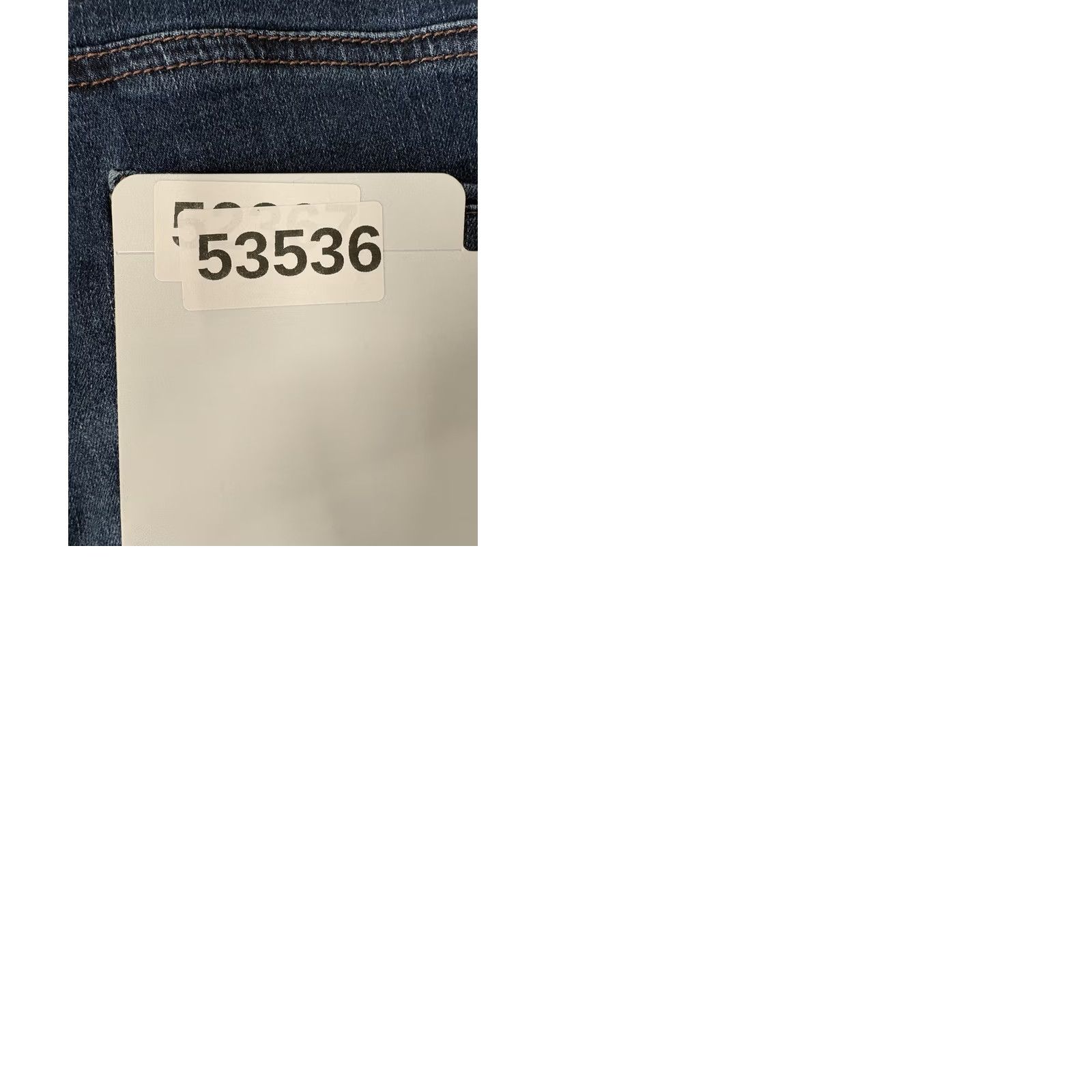 Vintage Democracy Jeans Ankle Womens 12 Blue Wash Distressed Raw Hem Stretch Slim 5-Pocket Size 34" / US 12 / IT 48 - 9 Thumbnail