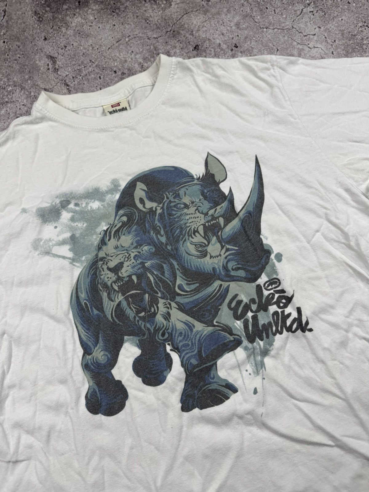 Ecko Unltd. Vintage Ecko Unltd T Shirt Big Logo Baggy Y2K Avantgarde 90s Size US L / EU 52-54 / 3 - 2 Thumbnail