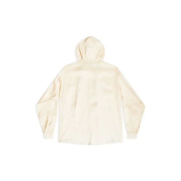 Balenciaga o1bcso1str0326 Hooded Blouse in Ivory Size M / US 6-8 / IT 42-44 - 5 Thumbnail