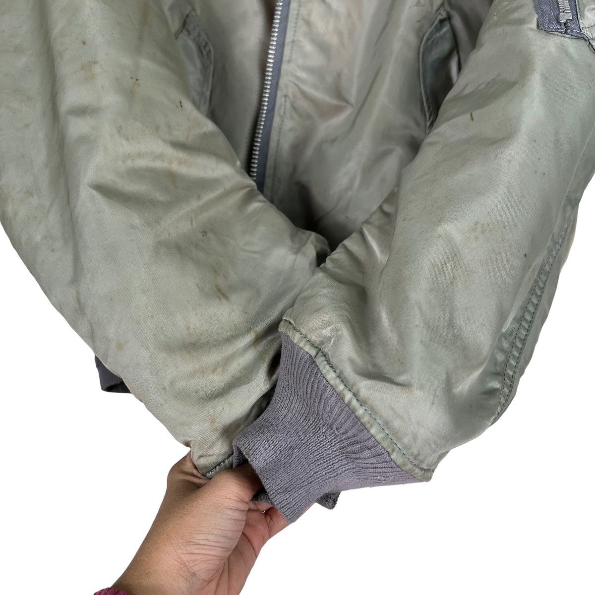 Alpha Industries 🔥 RIOT VINTAGE ALPHA REVERSIBLE BOMBER JACKET MADE IN USA Size US L / EU 52-54 / 3 - 13 Thumbnail