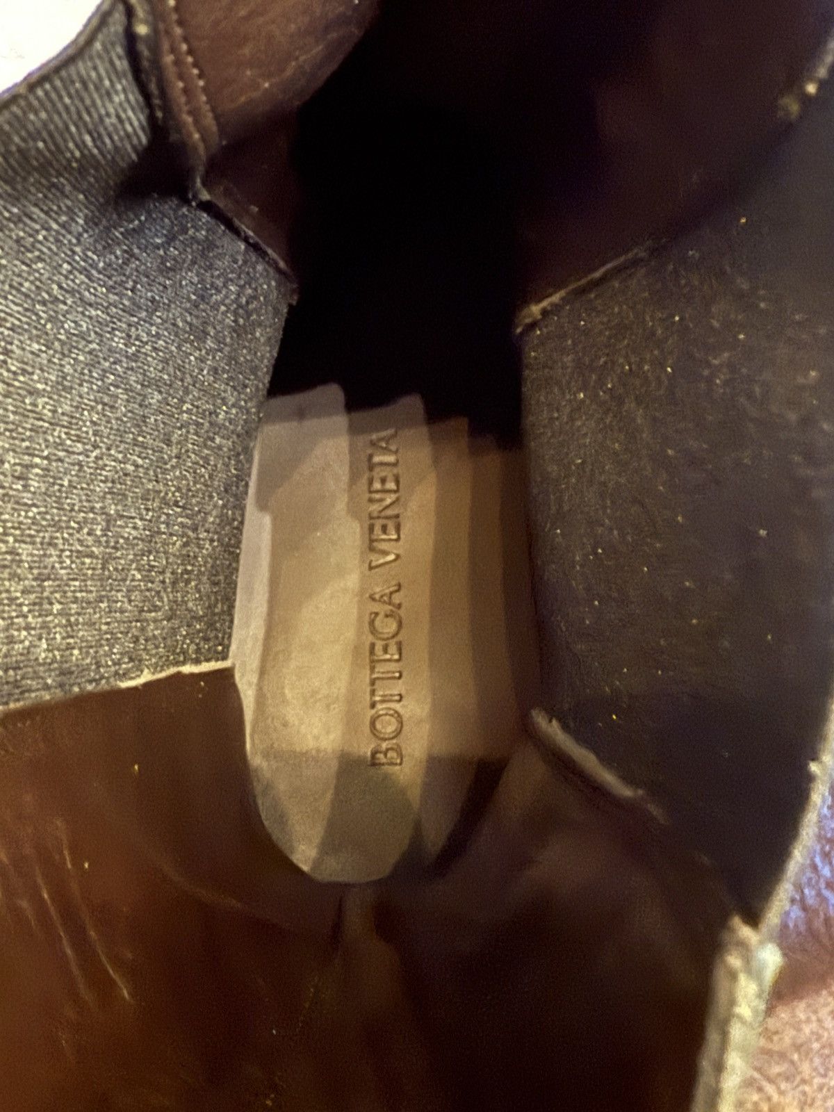 Bottega Veneta Black Leather Tire Boot 630284 (46)