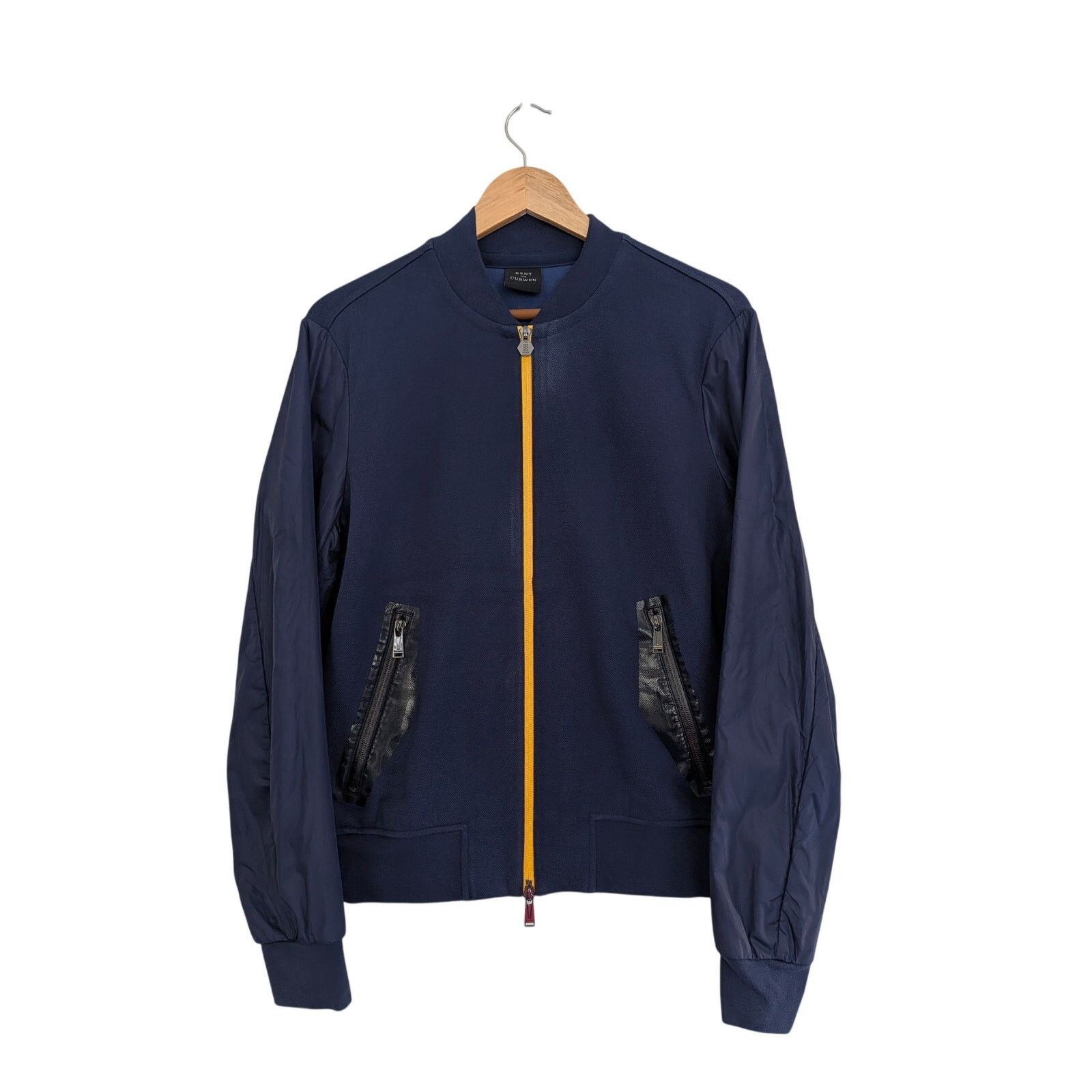 Kent & Curwen Kent & Curwen Men’s Blue Bomber Jacket Size Medium Casual Size US M / EU 48-50 / 2 - 2 Thumbnail