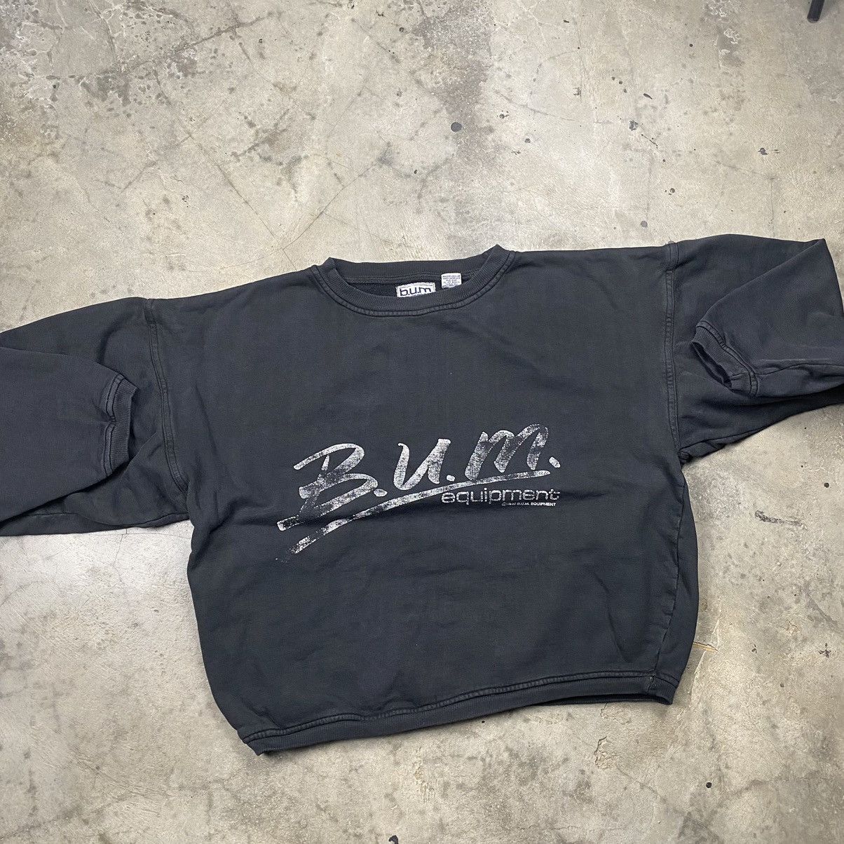 B.U.M Equipment × Vintage OG y2k BUM Equipment Baggy Boxy Crewneck Size ONE SIZE - 5 Thumbnail