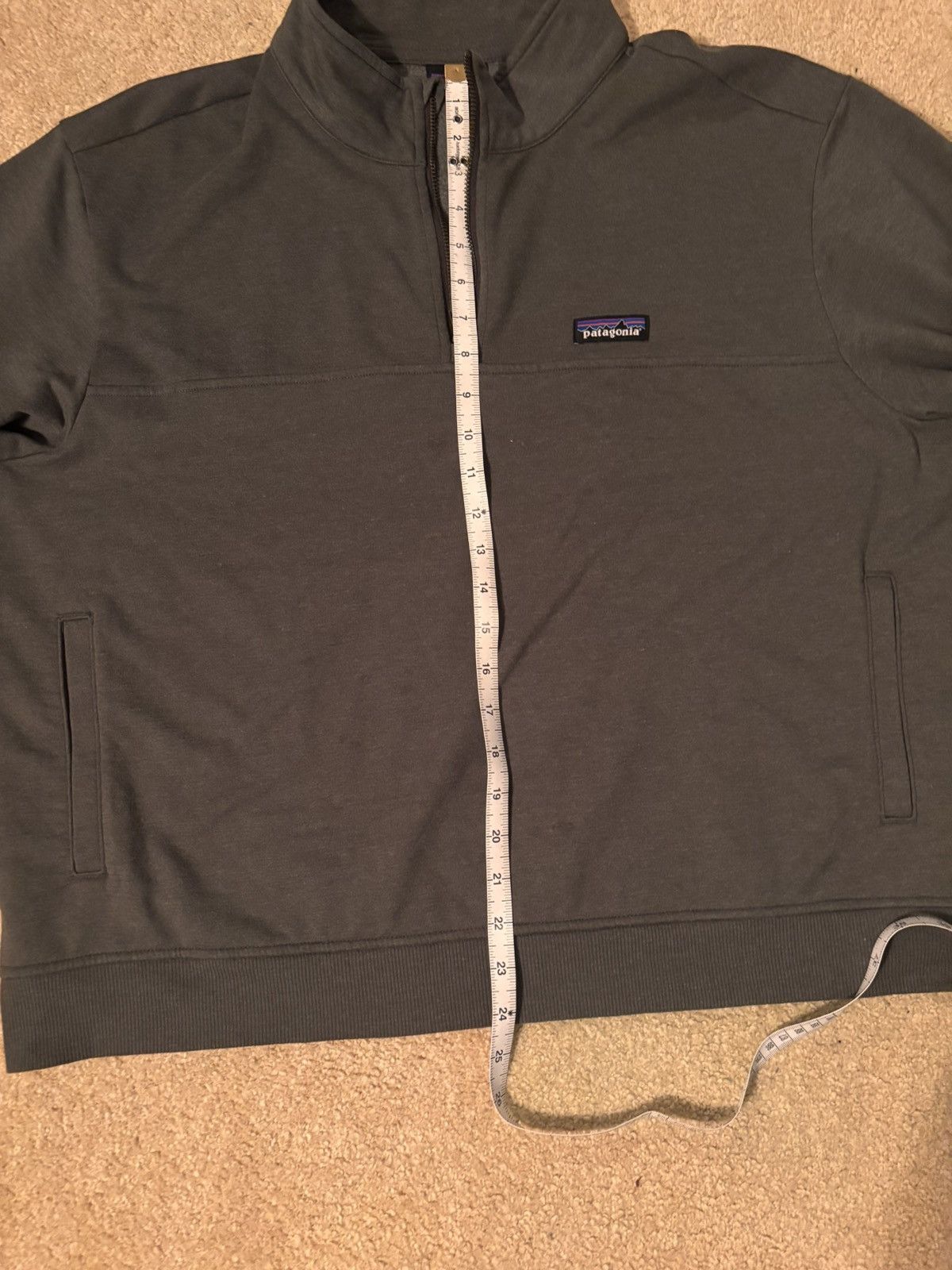 Patagonia Patagonia Womens Ahnya Quarter Zip Pine Needle Green Size XL / US 12-14 / IT 48-50 - 6 Thumbnail