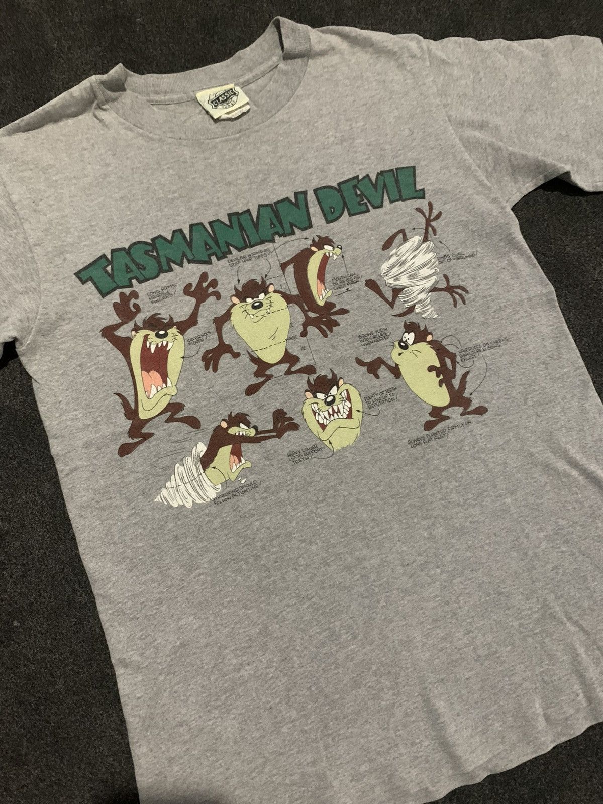 Vintage Vintage 90s Tasmanian Devil Looney Tunes T-Shirt Size US S / EU 44-46 / 1 - 3 Thumbnail