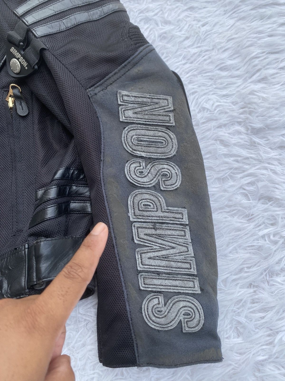 ICON Motorsports Rare Vintage Simpson Biker Racing Jacket Size US M / EU 48-50 / 2 - 9 Thumbnail