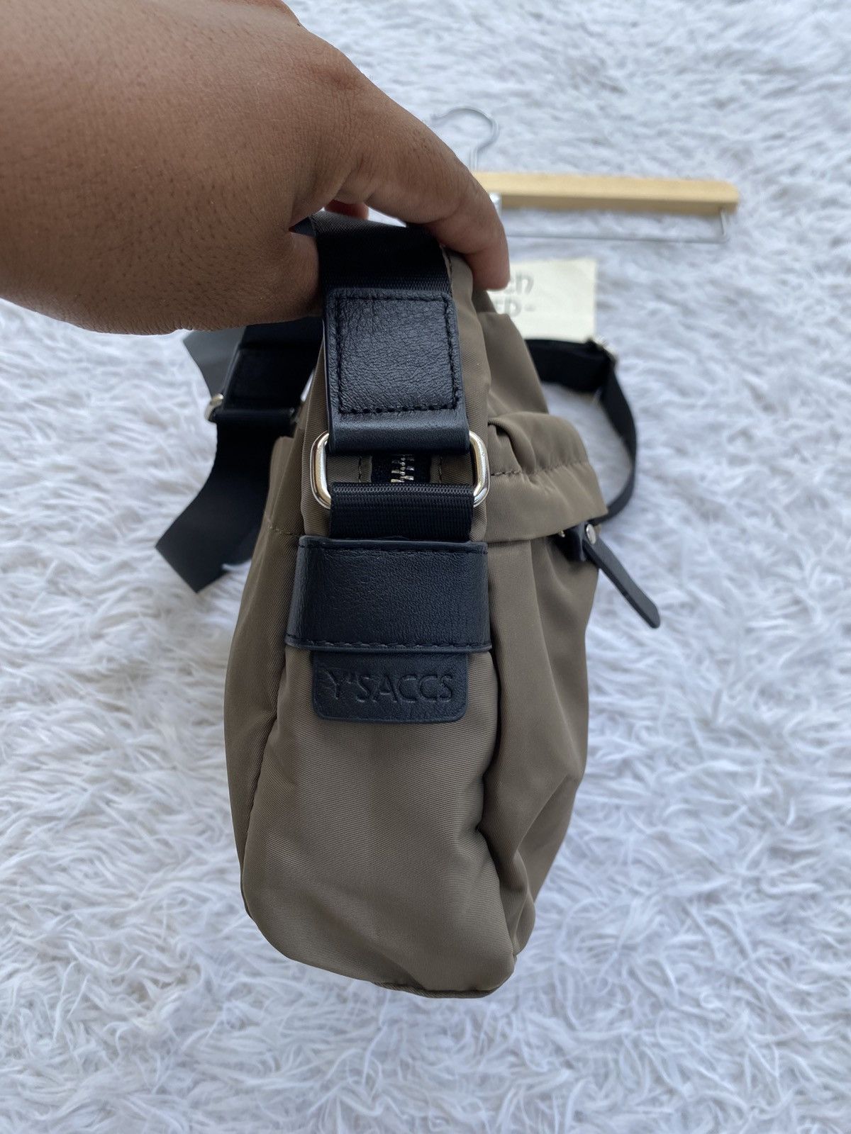Yohji Yamamoto Rare Y'saccs Double Front Pocket Soulder Bag Size ONE SIZE - 7 Thumbnail
