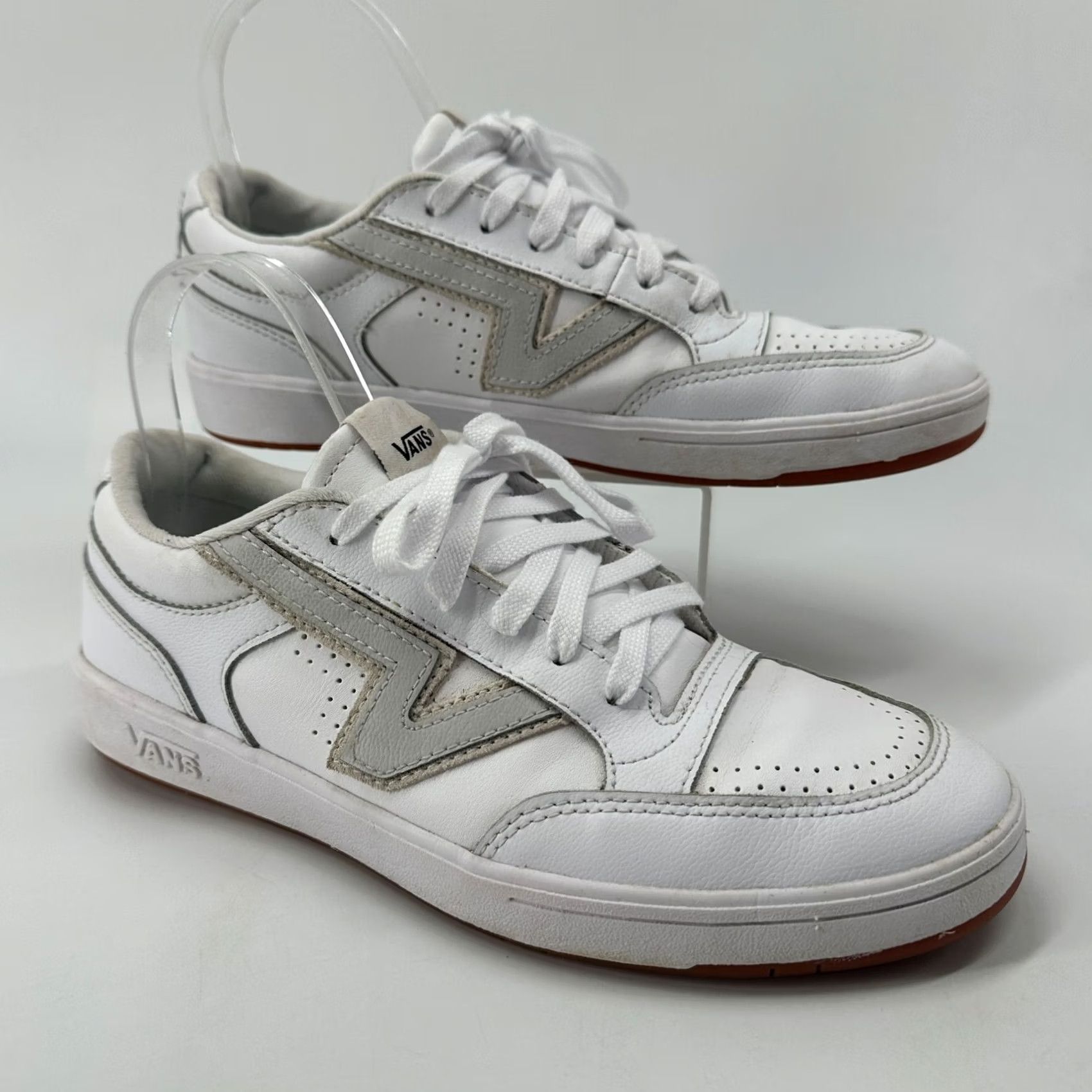 Vans Vans ComfyCush Sneaker Athletic White Unisex Adults 7.5 Lace Up Leather Shoes Size US 7 / EU 40 - 2 Thumbnail