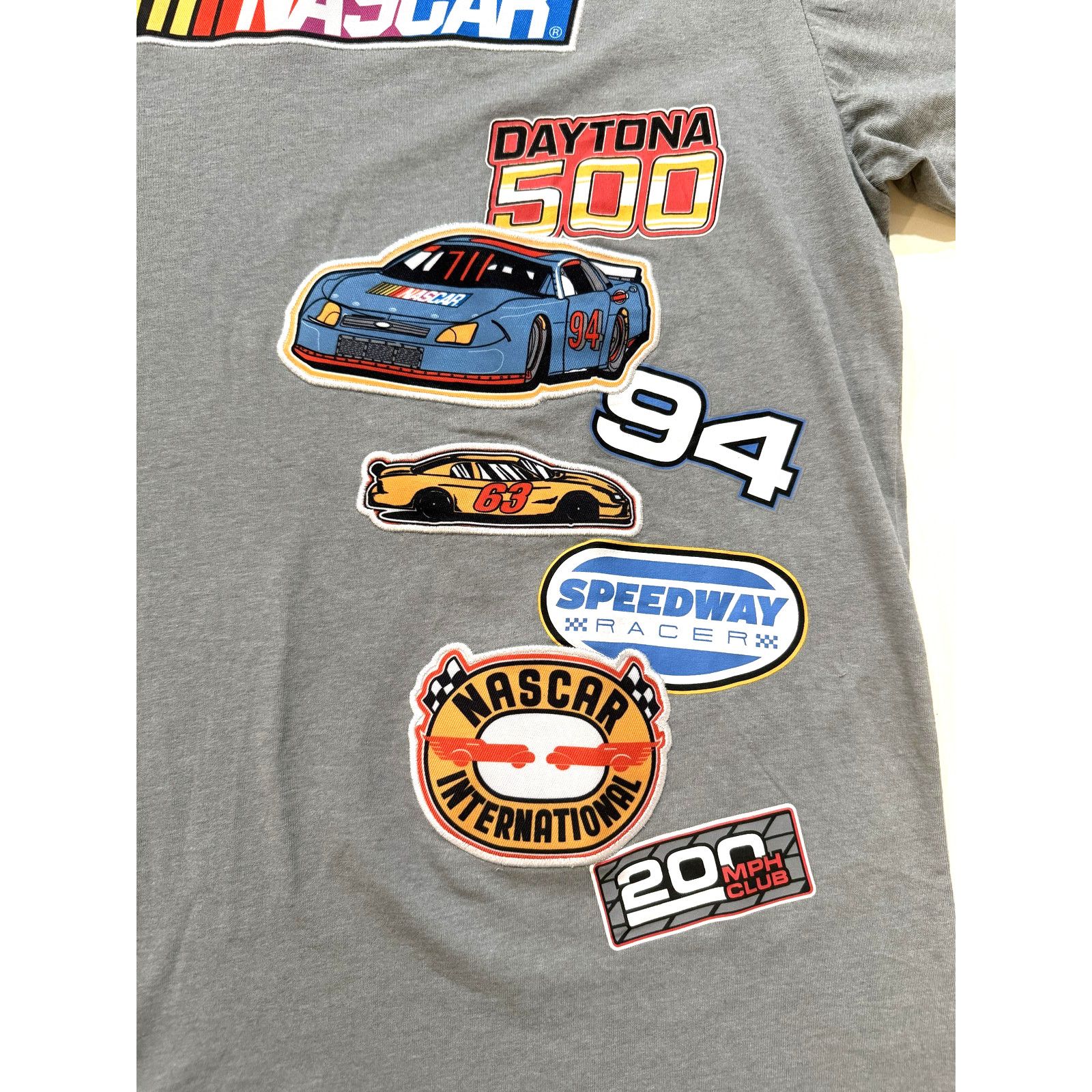 NASCAR NASCAR Daytona 500 Shirt Mens XL Gray Racing Speedway Cars Size US XL / EU 56 / 4 - 2 Thumbnail