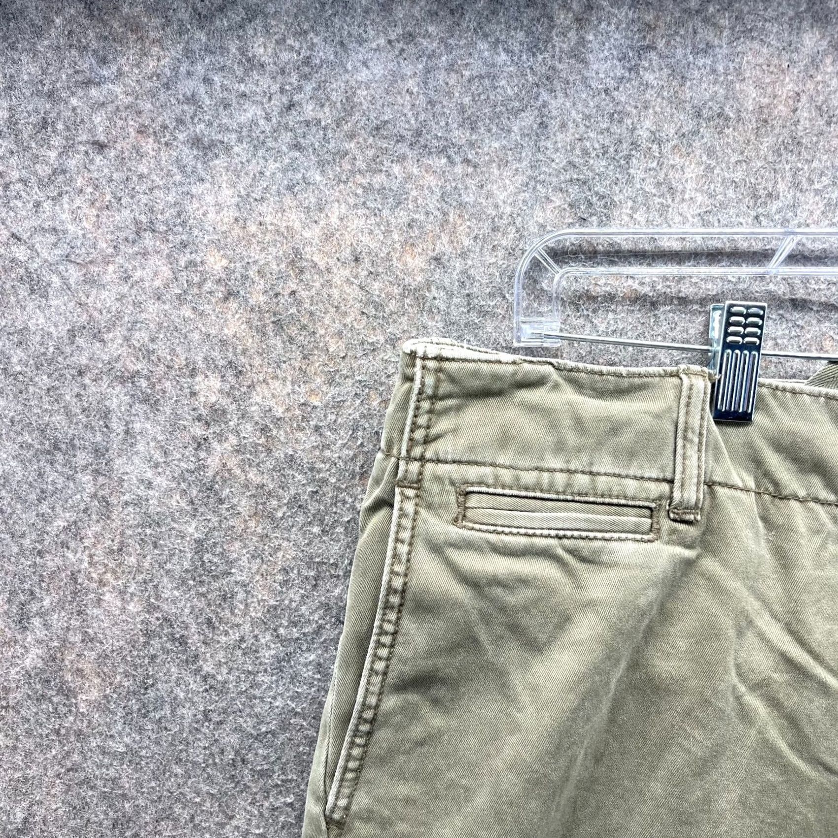 Polo Ralph Lauren VINTAGE Polo Ralph Lauren Shorts Mens 35 Green Olive Chino Flat Woven Cotton Size US S / EU 44-46 / 1 - 6 Thumbnail