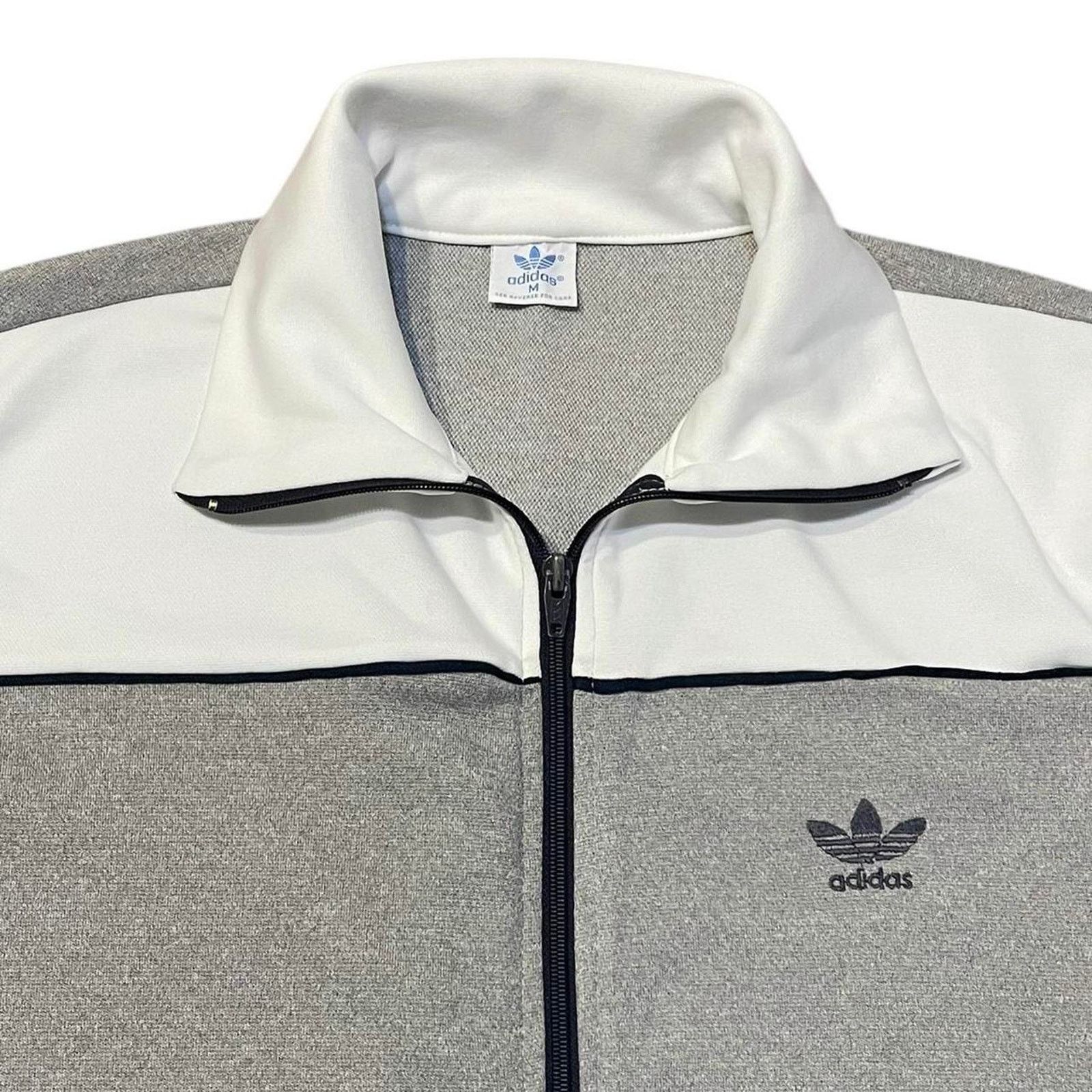 Adidas Vintage 80s Adidas full-zip track jacket Size M Size US M / EU 48-50 / 2 - 3 Thumbnail