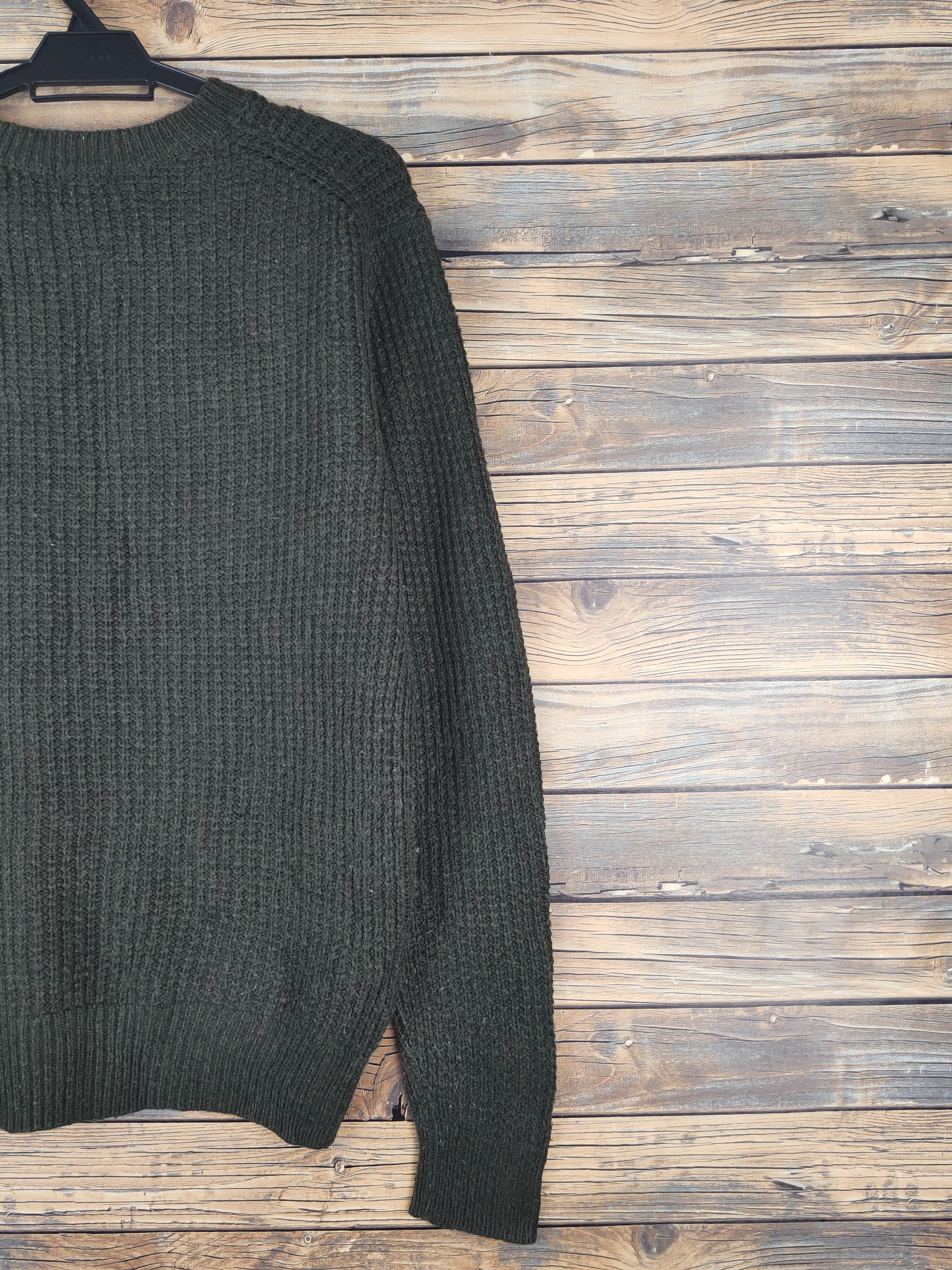 Homespun Knitwear × Japanese Brand × Vintage Uniqlo Dark Green Knitwear Sweatshirts #W1085 Size US M / EU 48-50 / 2 - 9 Thumbnail