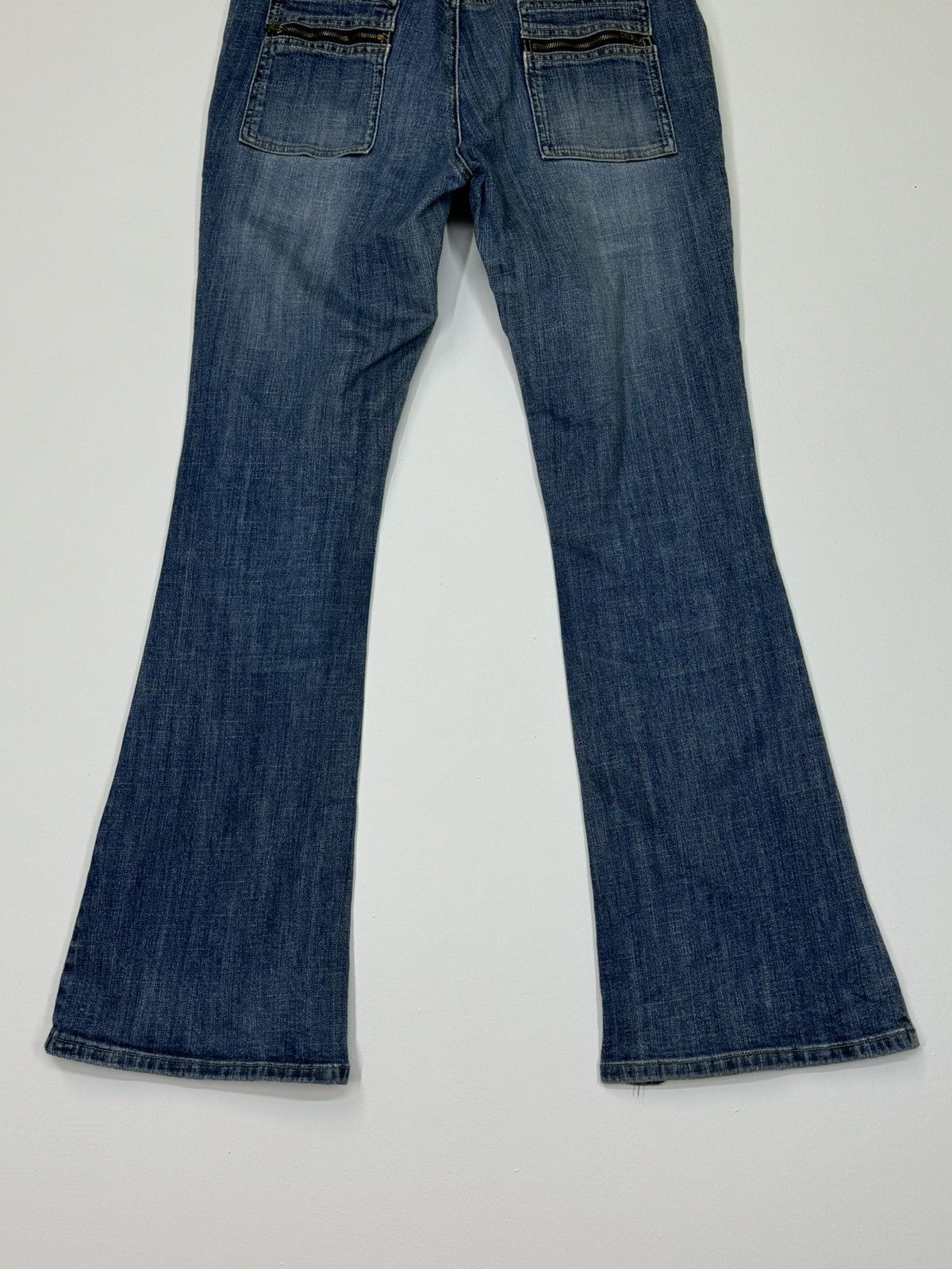 Hysteric Glamour × If Six Was Nine × Japanese Brand FLARE ORIRIN BUSH PANT BOOT CUT DISTRESSED DENIM Size US 30 / EU 46 - 13 Thumbnail