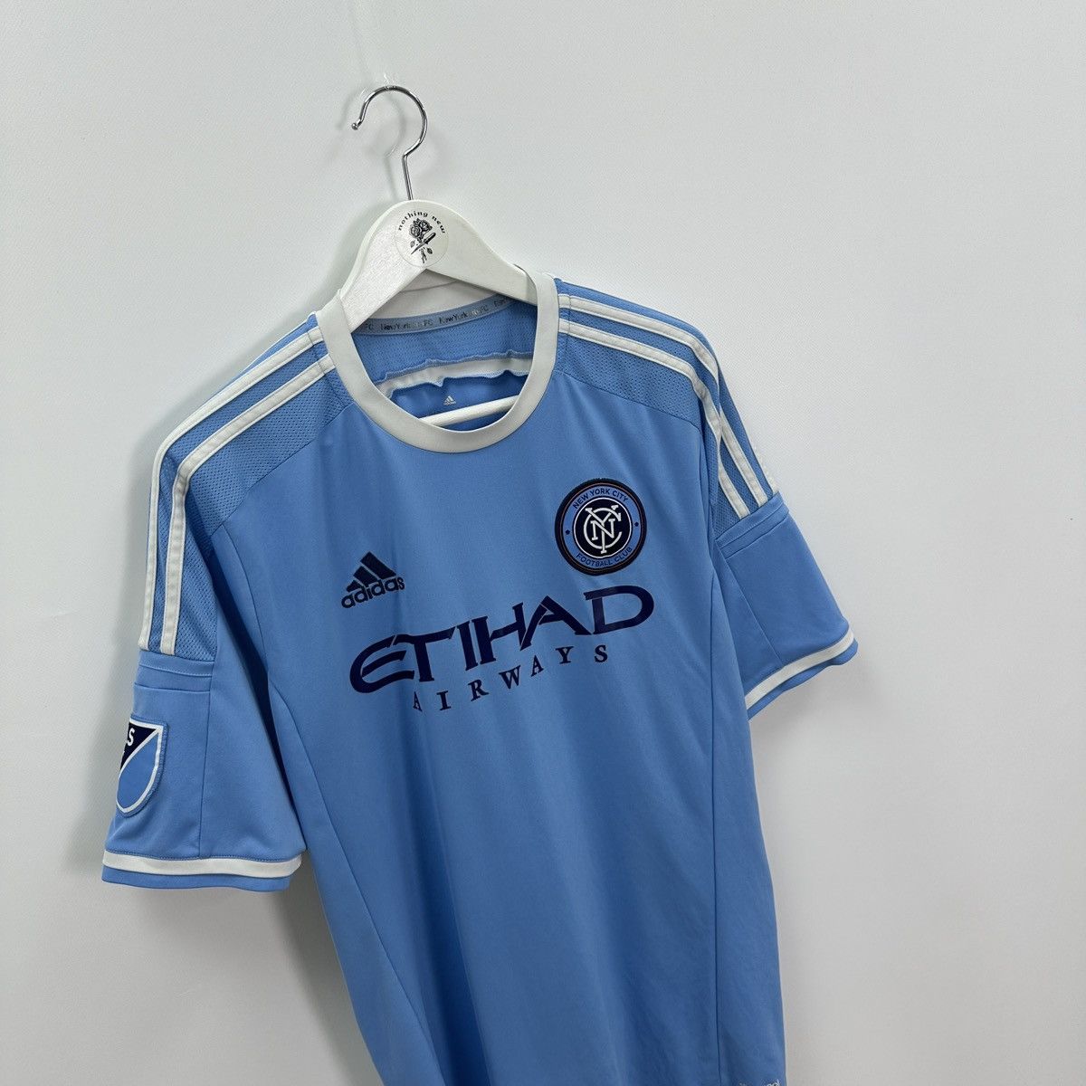 Other Vintage 00s New York City Adidas Home Jersey 2010 MLS hype Size US L / EU 52-54 / 3 - 3 Thumbnail