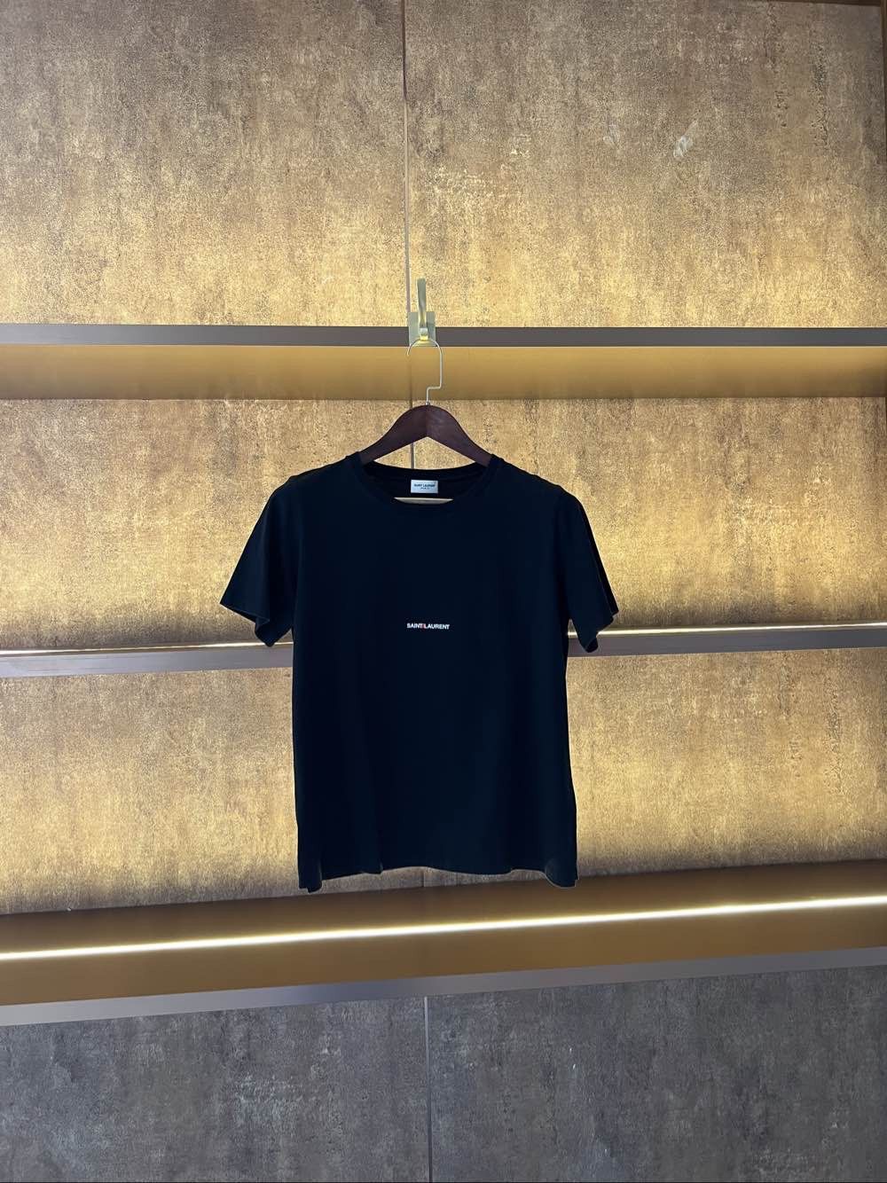 Saint Laurent Paris Saint Laurent Logo Embroidered T-Shirt Size S Size US S / EU 44-46 / 1 - 1 Thumbnail