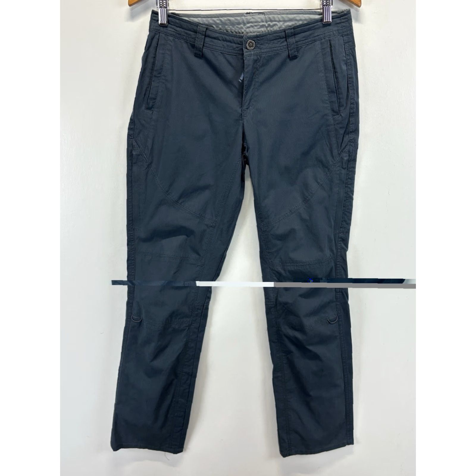 Vintage Kuhl Blue Spire Roll-Up Pants Womens Mid-Rise Casual Outdoors Hiking Size 8 Size 30" / US 8 / IT 44 - 2 Thumbnail