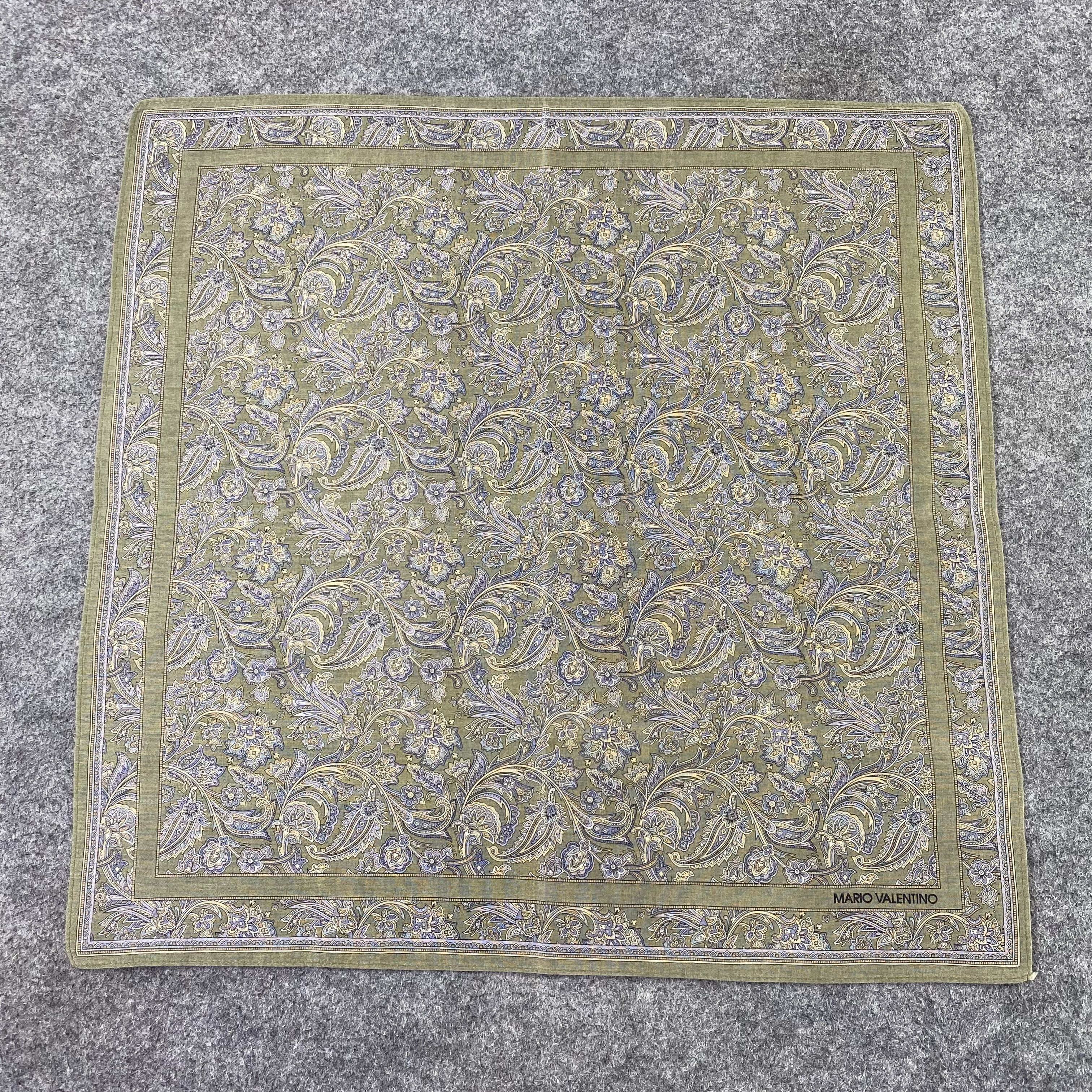 Mario Valentino MARIO VALENTINO handkerchief bandana paisley design-B922 Size ONE SIZE - 3 Thumbnail