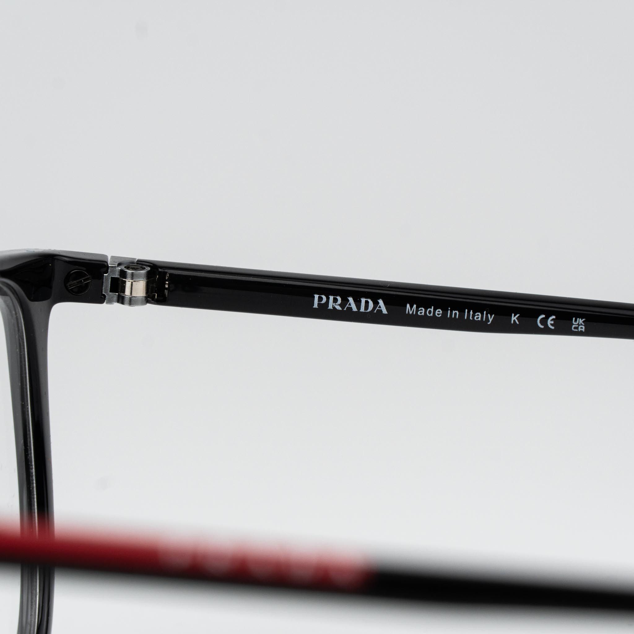 Prada Prada Linea Rossa Men Eyeglasses Square PS01OV 1AB1O1 Size ONE SIZE - 7 Thumbnail