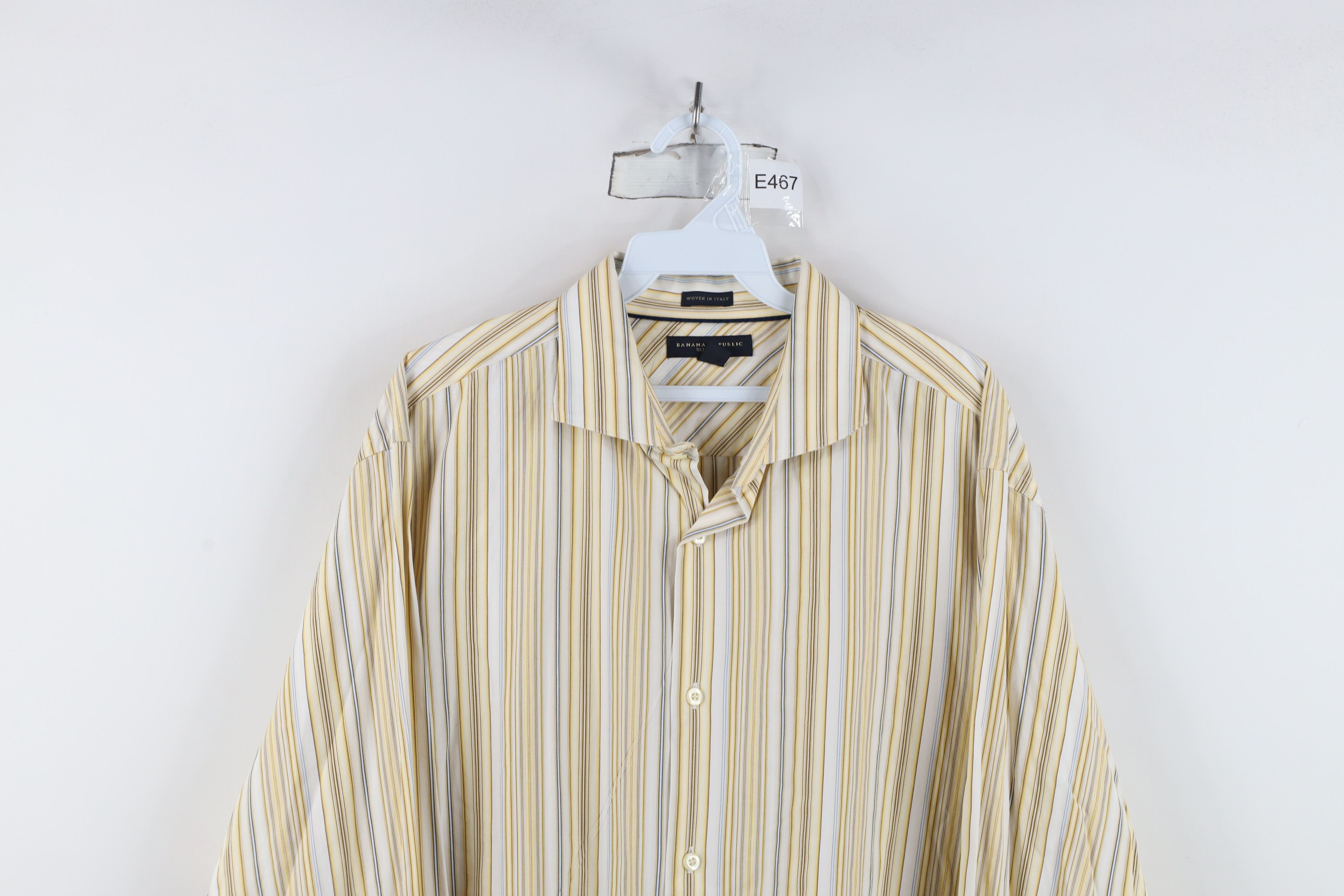 Banana Republic Vintage Y2K Banana Republic Collared Button Shirt Italy Size US XL / EU 56 / 4 - 2 Thumbnail