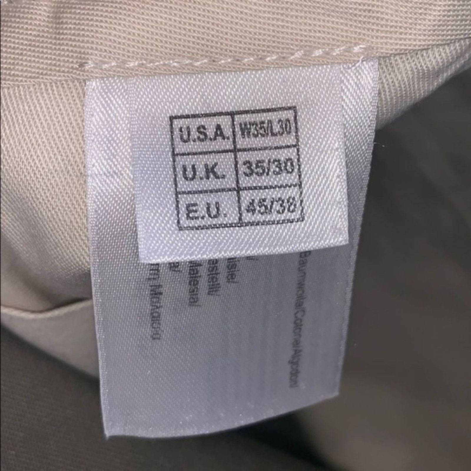 Brooks Brothers 346 by Brooks Brothers Neutral Chino Pants | Sz 35x30 Size US 35 - 6 Thumbnail