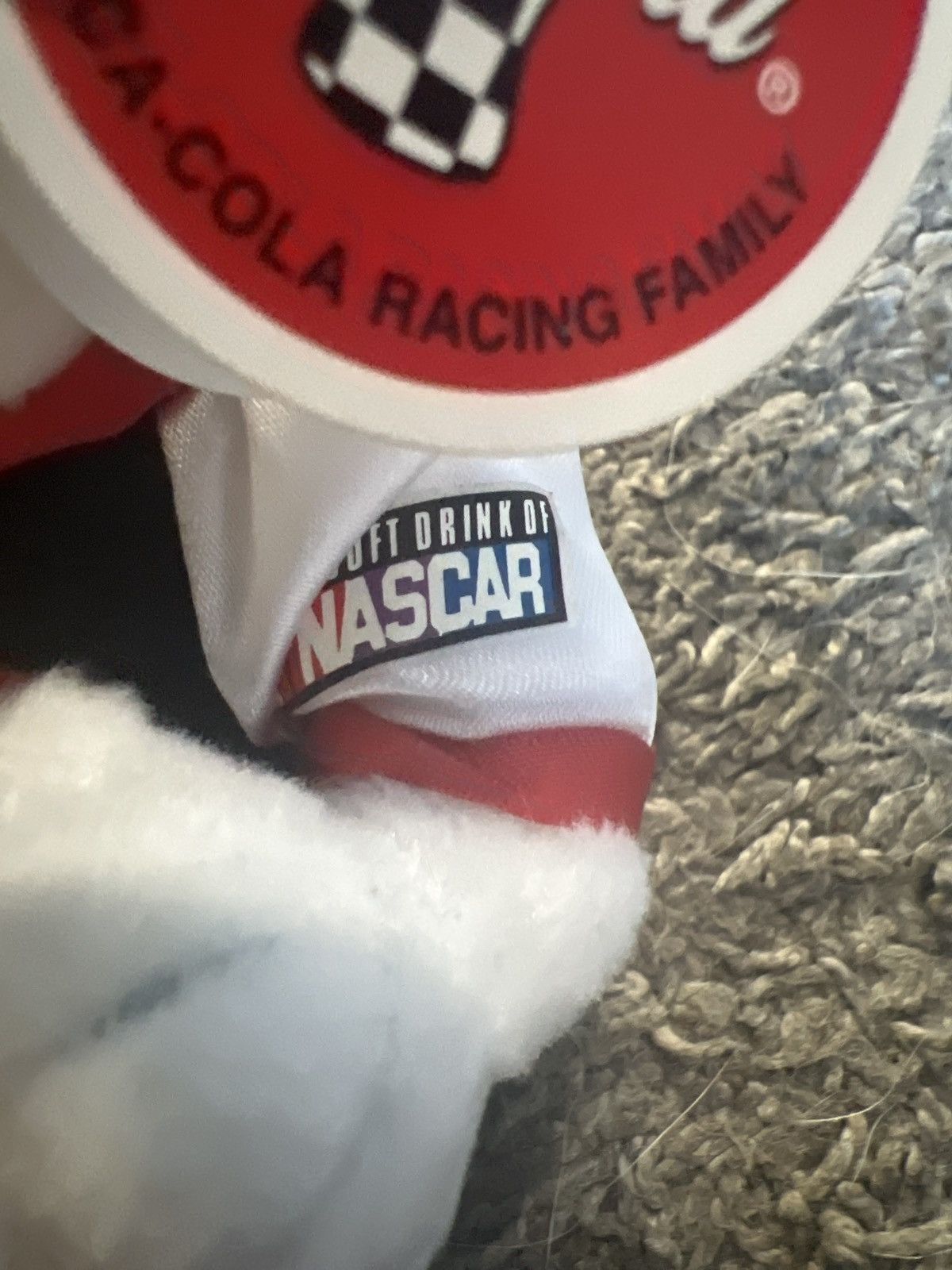 Coca Cola 1999 Coca-Cola NASCAR Kenny Irwin Plush Size ONE SIZE - 3 Thumbnail