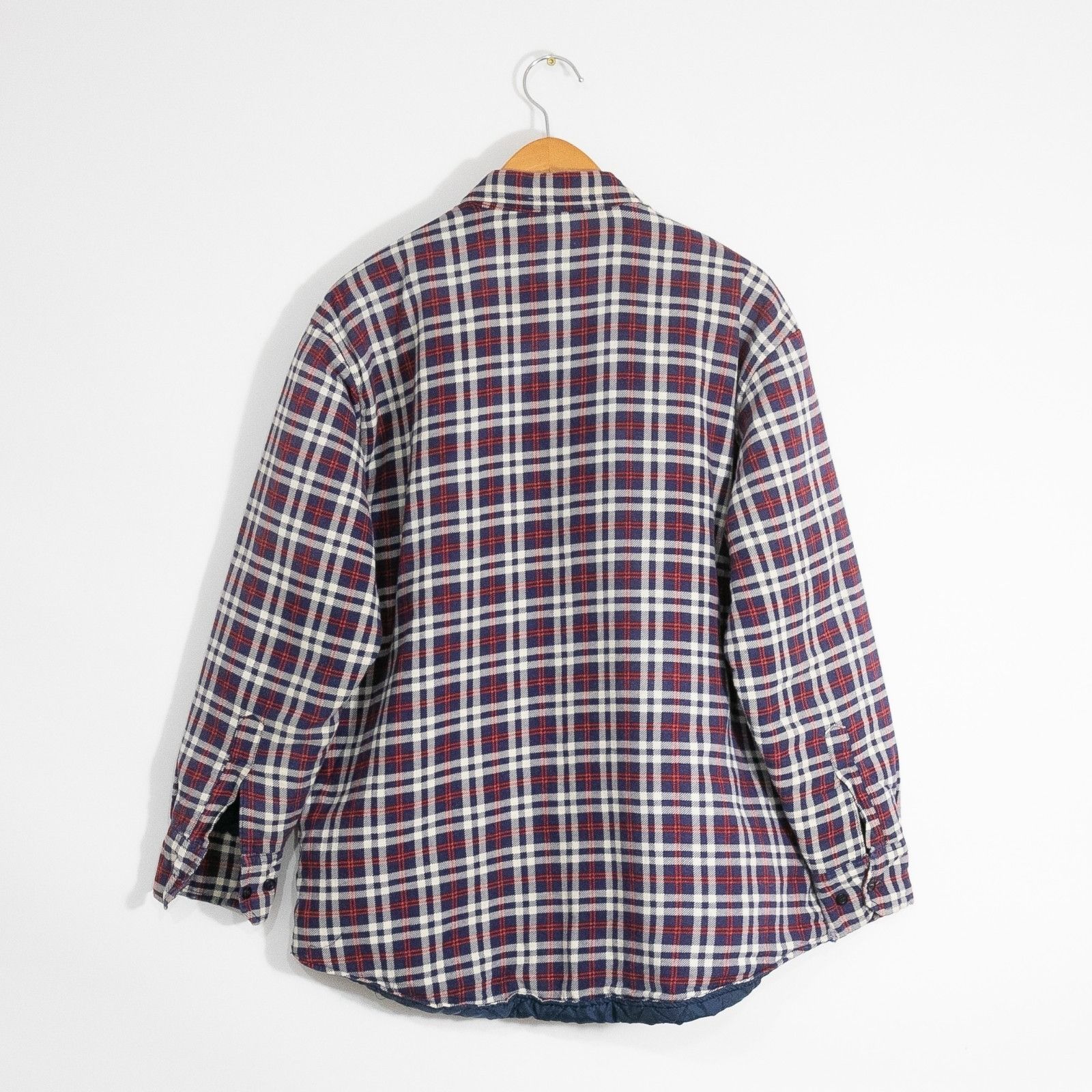 Vintage Vintage 90s Plaid Flannel Quilted Liner Button Up Shirt XL Size US XL / EU 56 / 4 - 5 Thumbnail