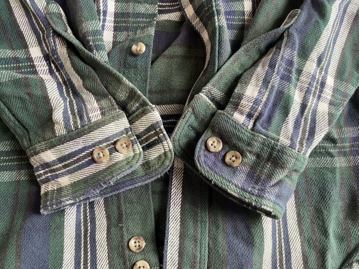 Vintage Vintage 80s Eddie Bauer Plaid Flannel Flap Pocket Lumberjack Size US L / EU 52-54 / 3 - 12 Thumbnail