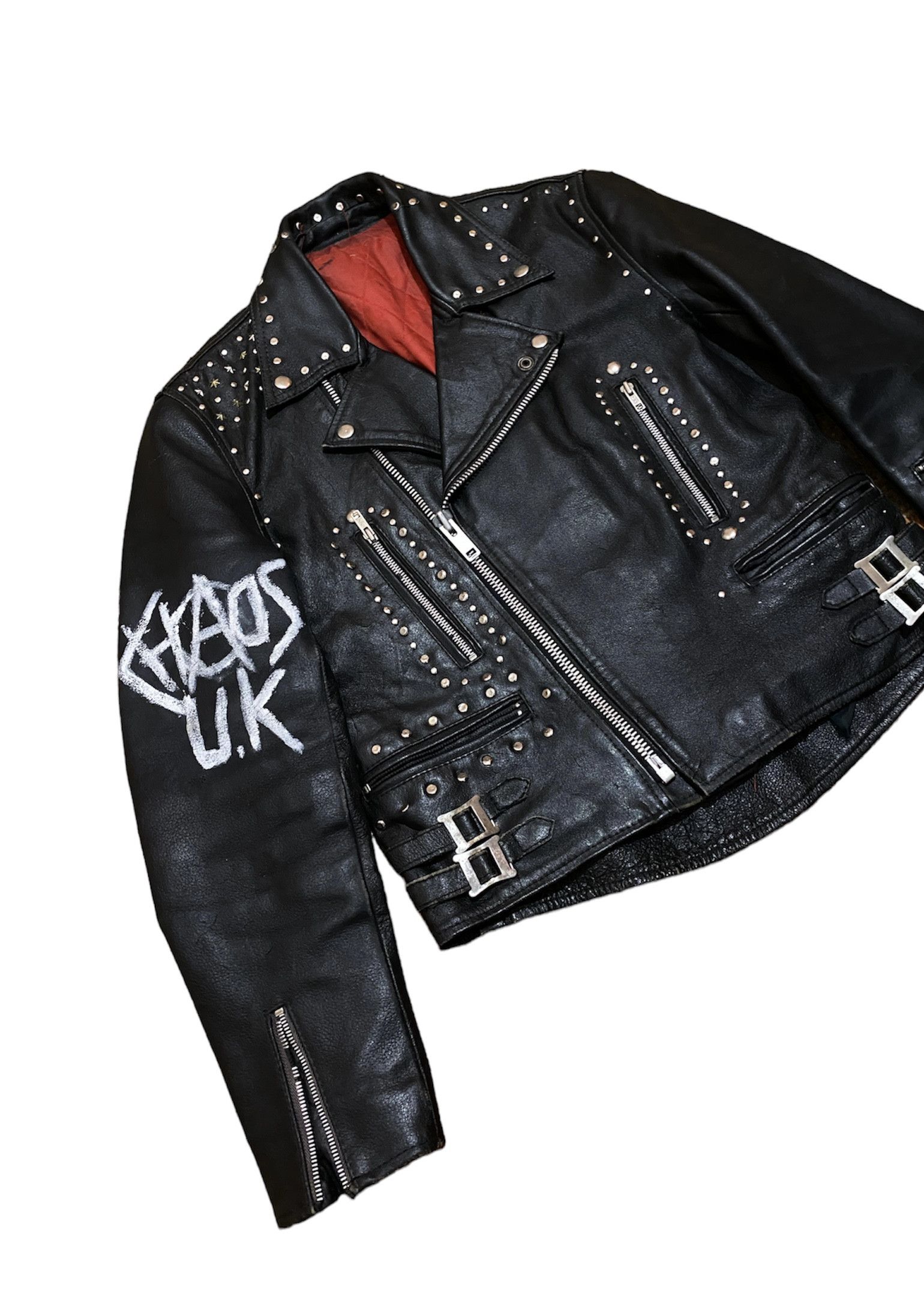 Vintage Rare Vintage 80s Campri Everest Studded Punk Leather Jacket ...