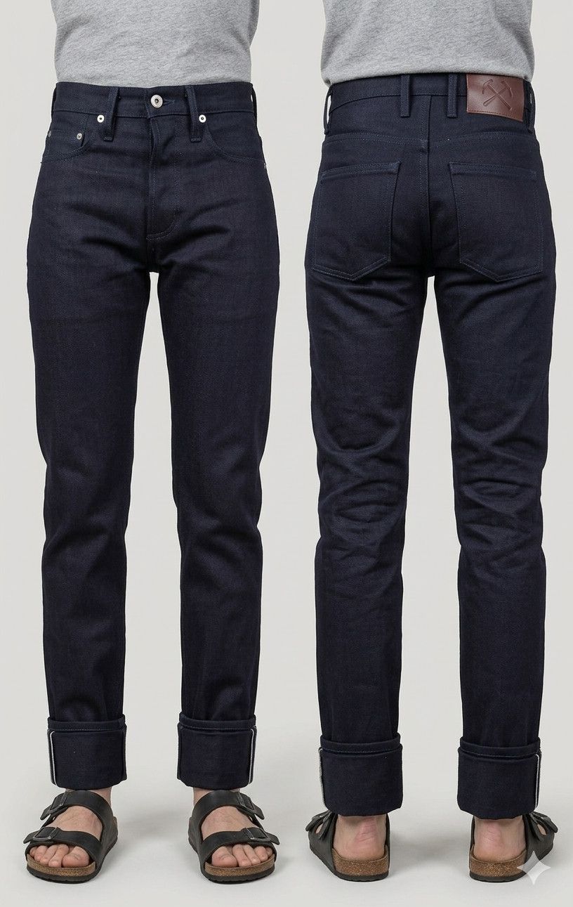 3sixteen NEW 3sixteen men’s ST-121x shadow selvedge raw denim 17oz Size US 32 / EU 48 - 8 Thumbnail