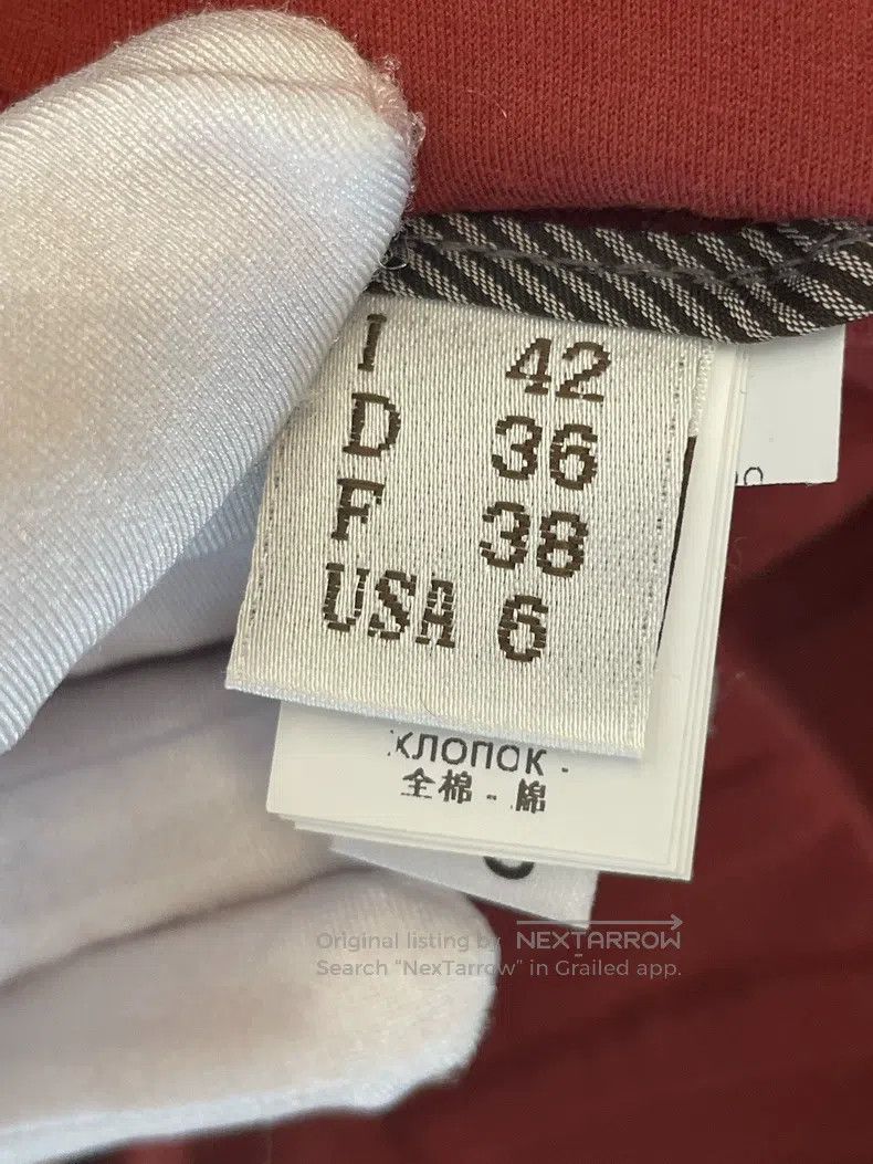 Brunello Cucinelli Brunello Cucinelli Brick Red Cotton Shorts Size 27" / US 4 / IT 40 - 6 Thumbnail