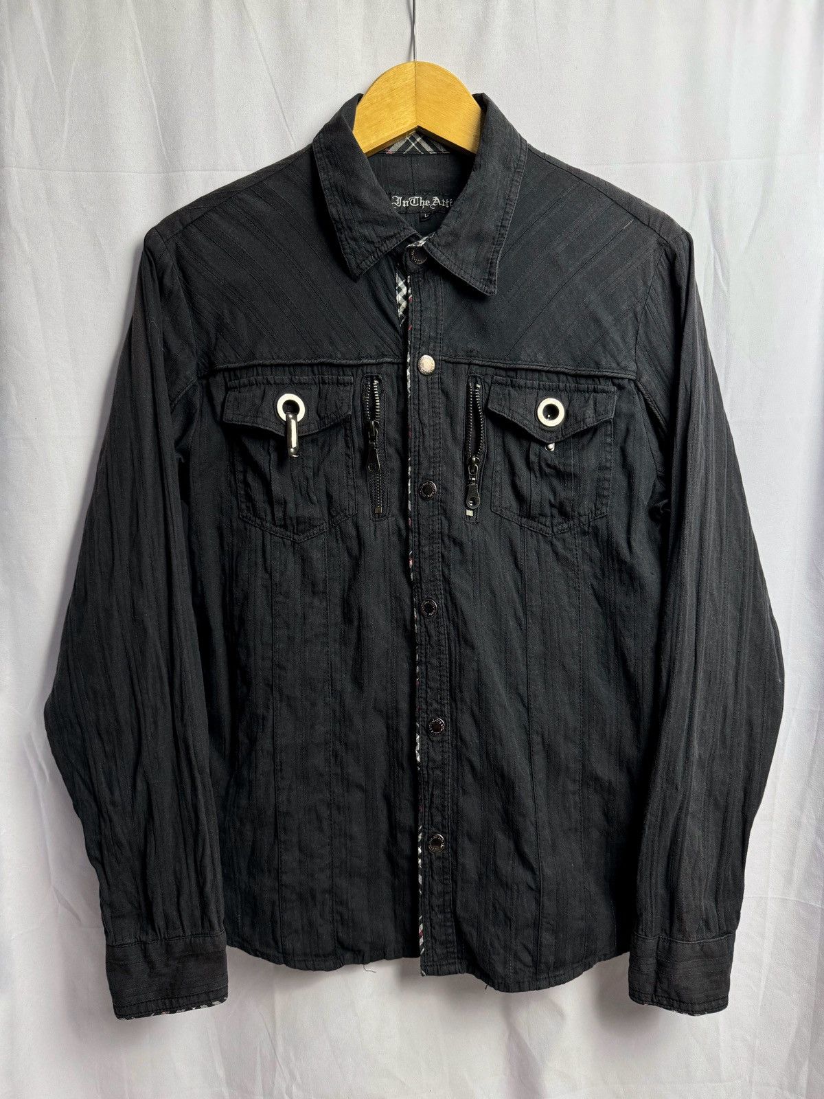 If Six Was Nine × Japanese Brand × Le Grande Bleu (L.G.B.) In The Attic Ifsix Style Long Shirt Size US M / EU 48-50 / 2 - 1 Thumbnail