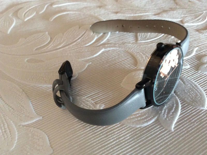 Designer limit garden black dial grey leather strap watch Size ONE SIZE - 4 Thumbnail