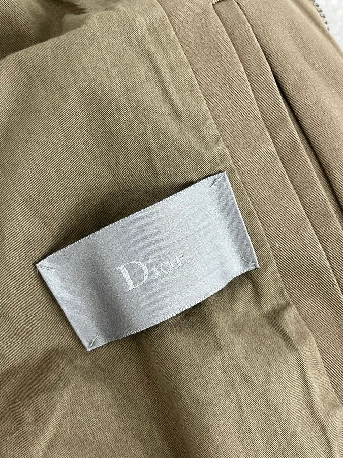 Dior SS2005 Dior Beige Cotton Bomber Jacket Cargo Pocket by Hedi Slimane Size US M / EU 48-50 / 2 - 11 Thumbnail