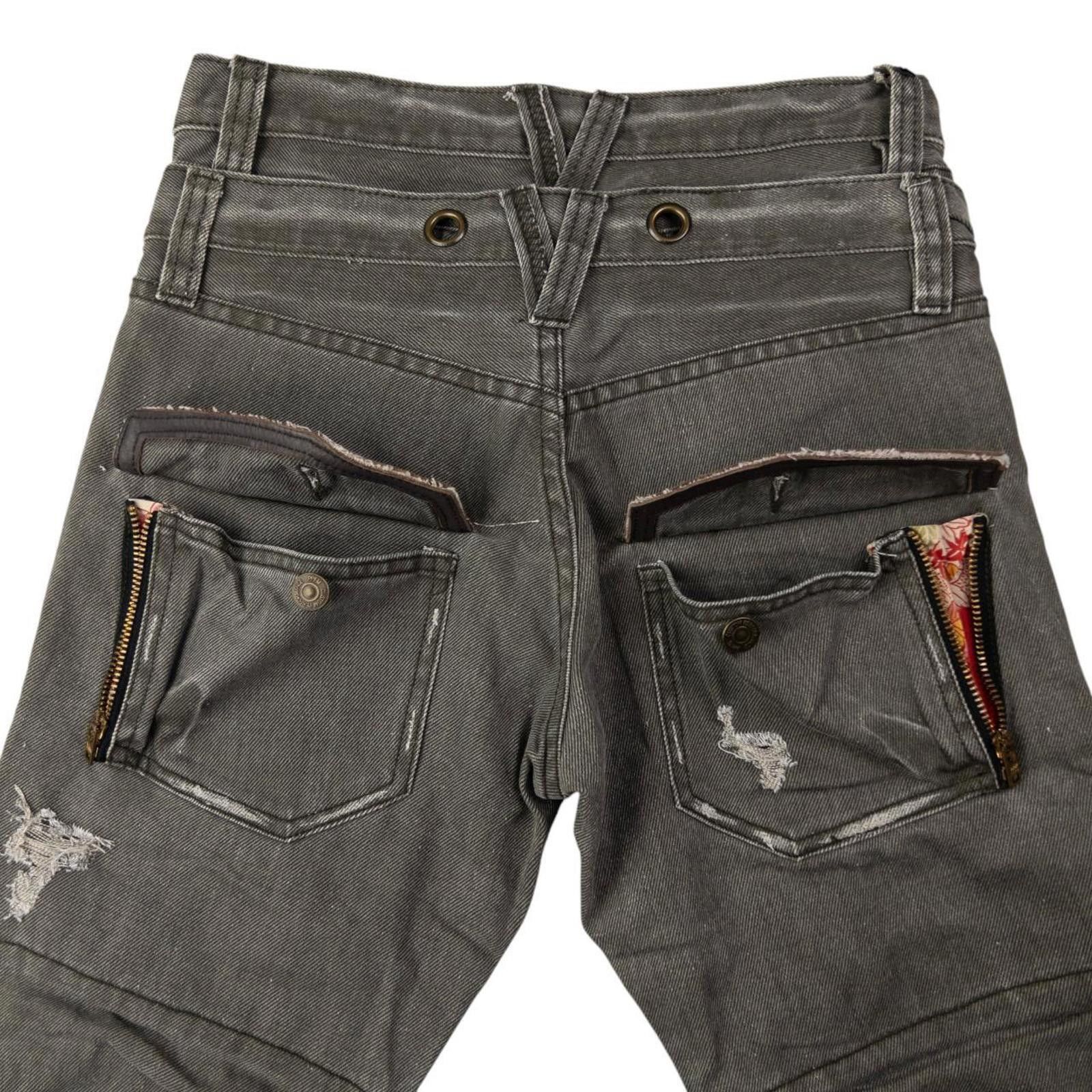Other Vintage PPFM Layered Denim Jeans Size W29 Size US 29 - 4 Thumbnail