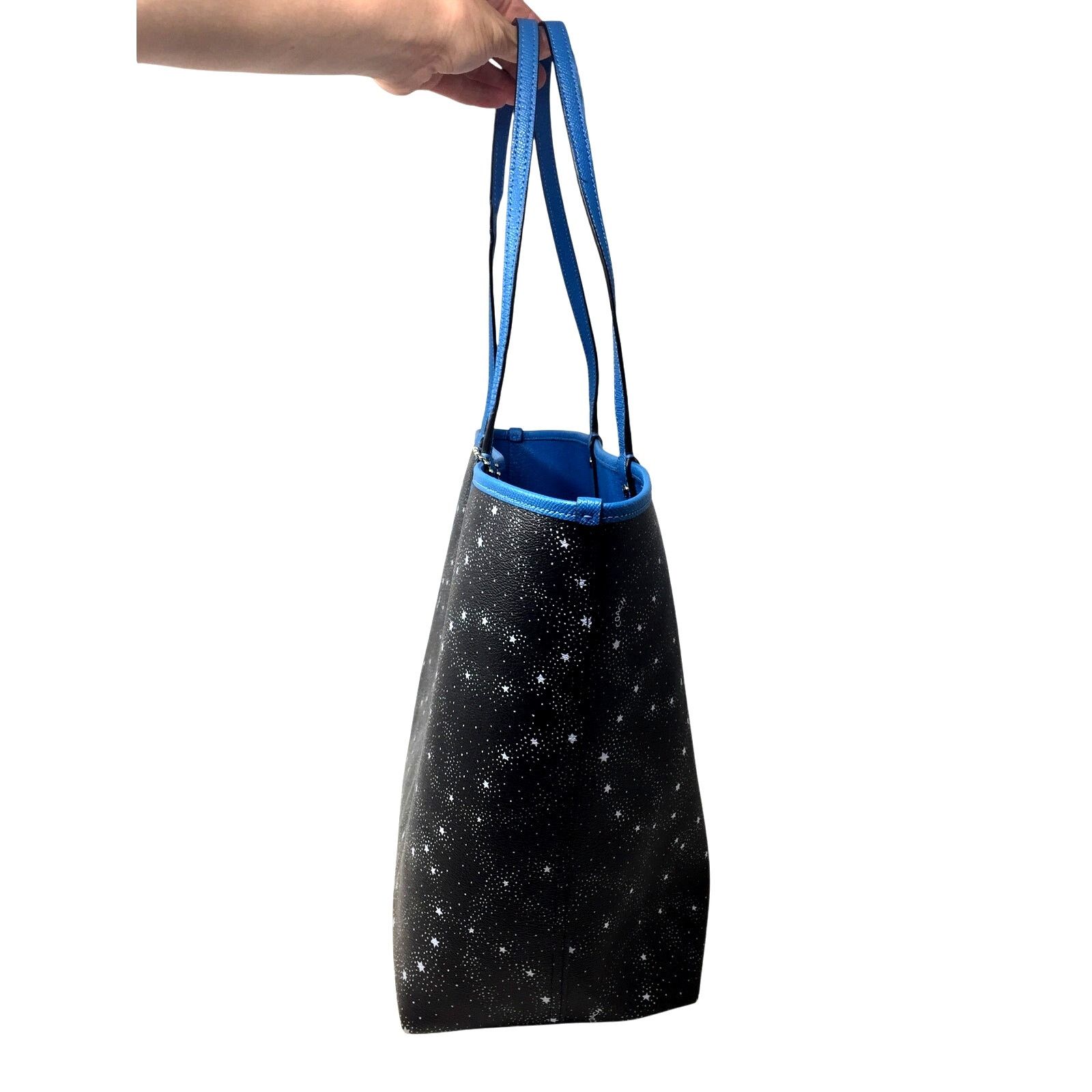 Coach Coach Coated Canvas Reversible City Tote - Starry Sky / Blue Size ONE SIZE - 5 Thumbnail