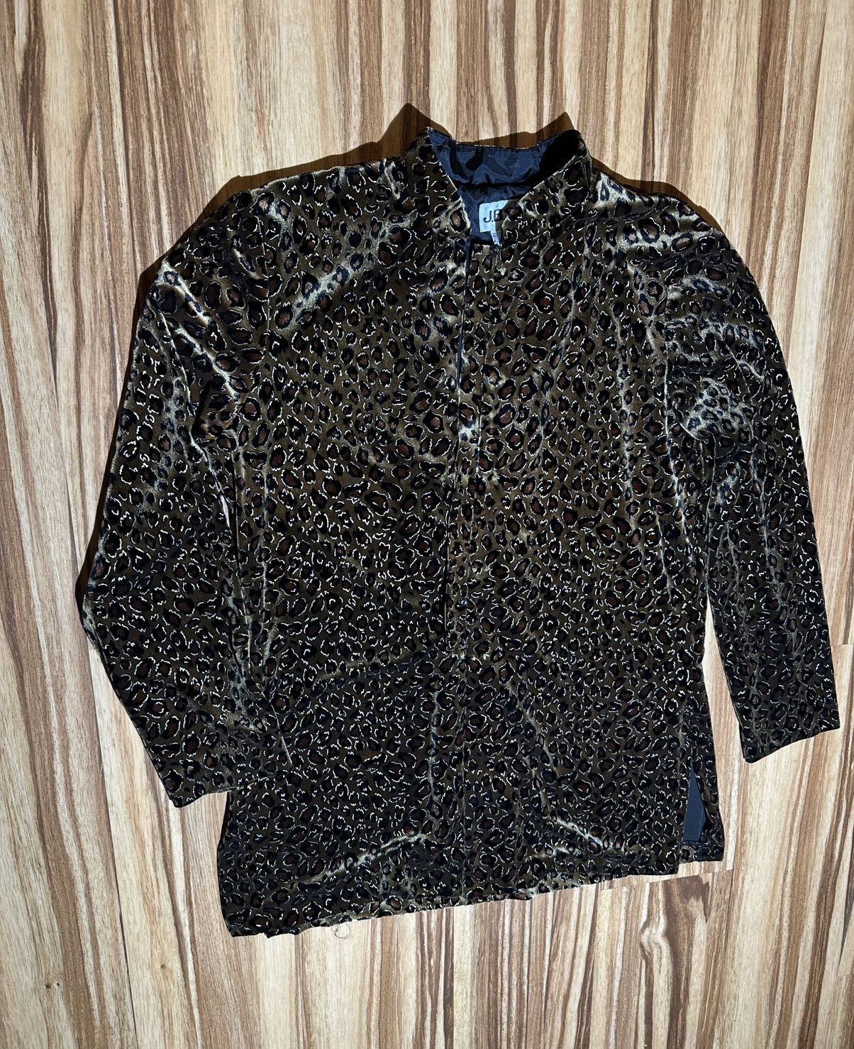 Other Leopard Print Velvet light sweater Size L / US 10 / IT 46 - 3 Thumbnail