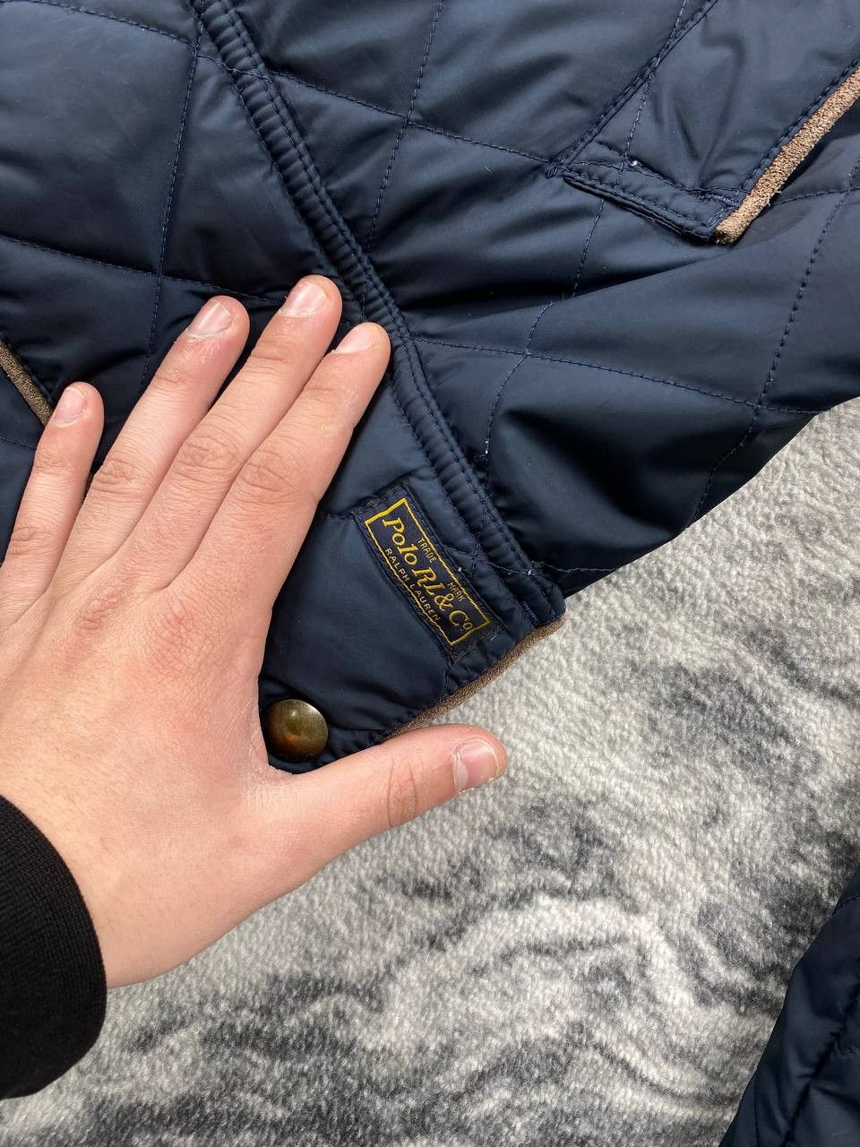 Polo Ralph Lauren Ralph Lauren Navy Blue Quilted Jacket Men Size L Blue Size US M / EU 48-50 / 2 - 6 Thumbnail