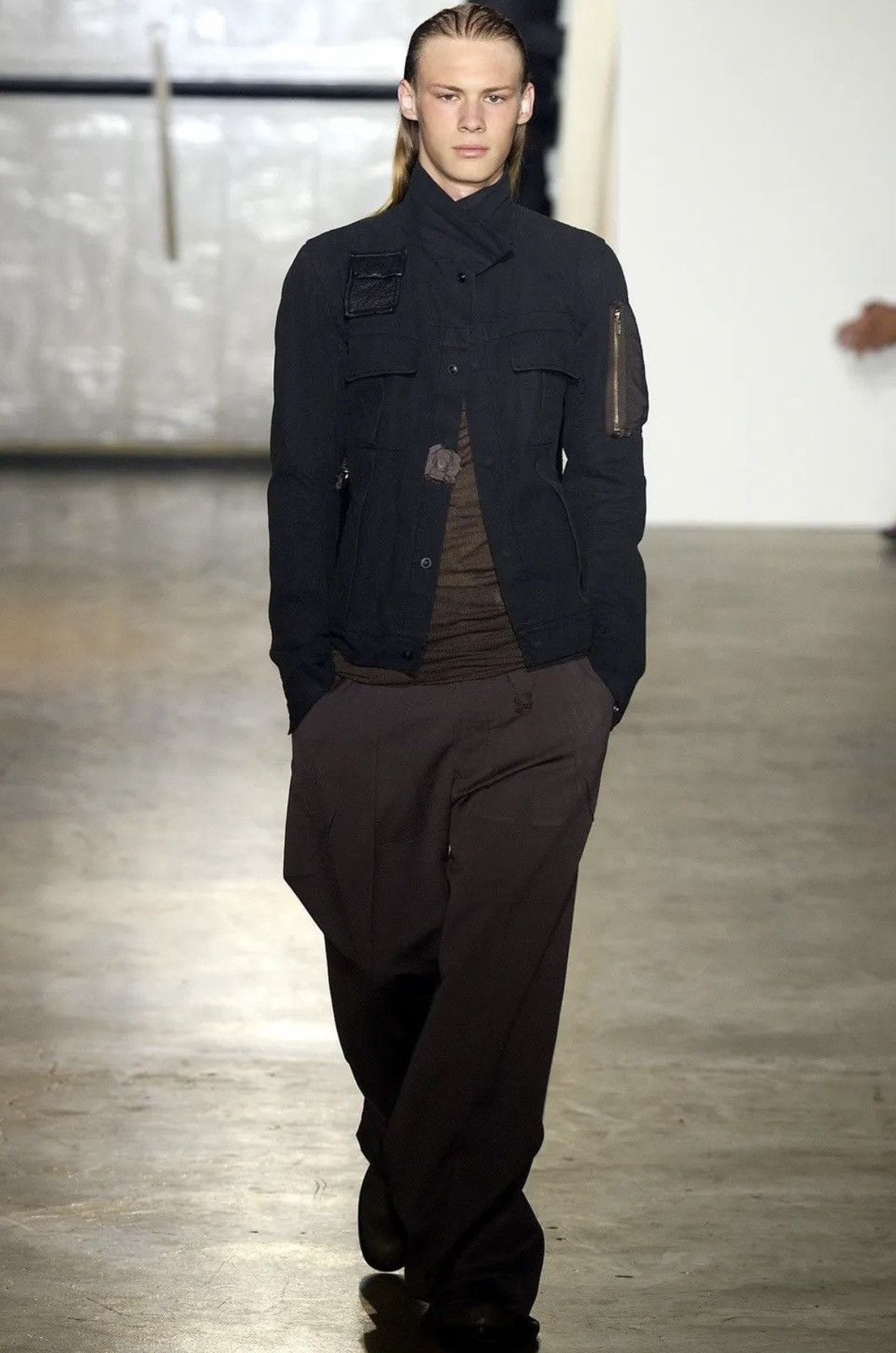Rick Owens Rick Owens SS03 Suckerball Waxed Denim Cargo Jacket Size US S / EU 44-46 / 1 - 12 Thumbnail