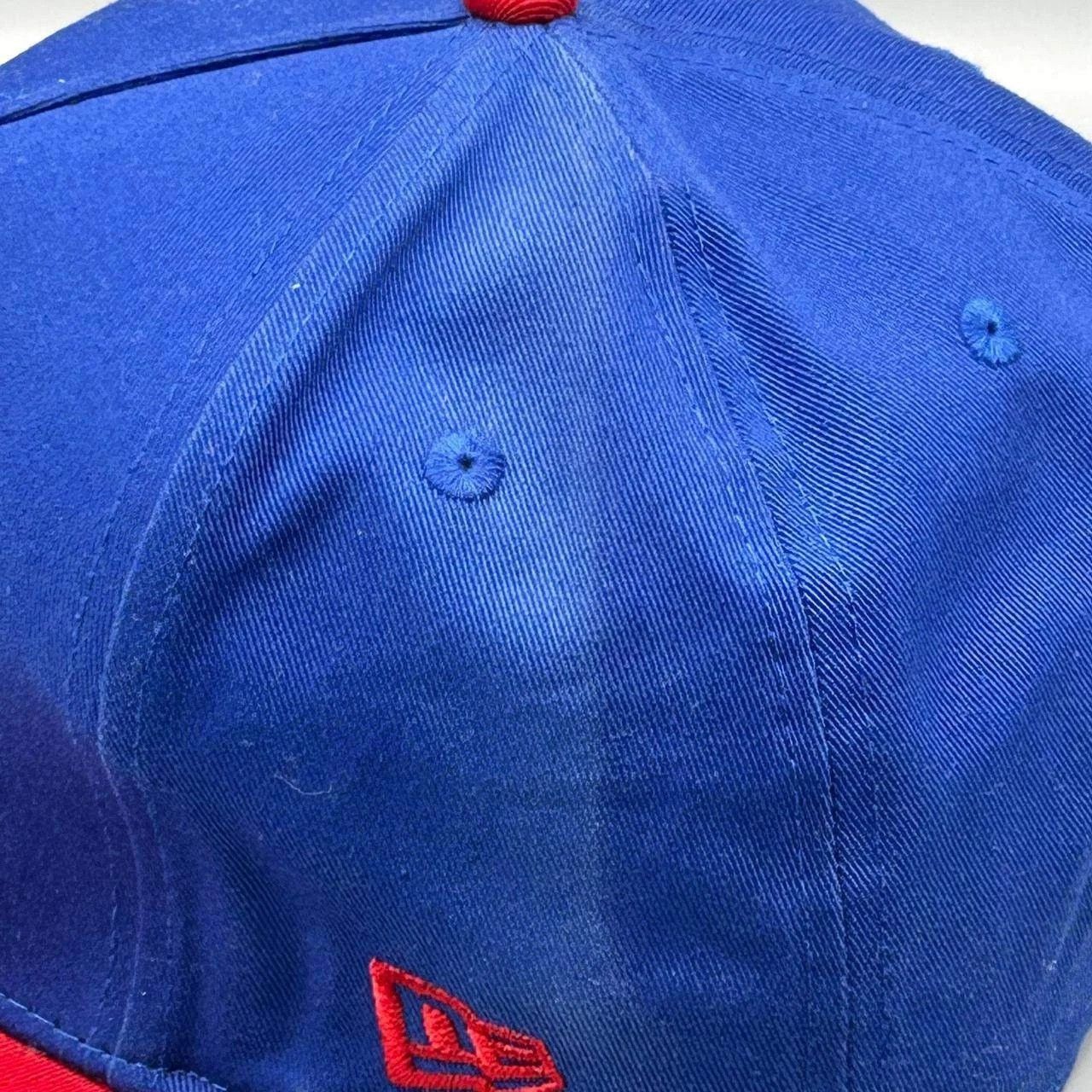 New Era New York Giants Hat Men M-L Blue Red NFL Snap Back Cotton Size ONE SIZE - 3 Thumbnail