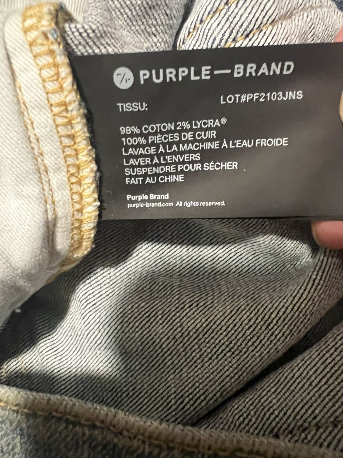 Purple × Purple Brand Purple Brand Jeans Mens Drop Fit Slim P002 Blue Size 38/34 Size US 38 / EU 54 - 8 Thumbnail