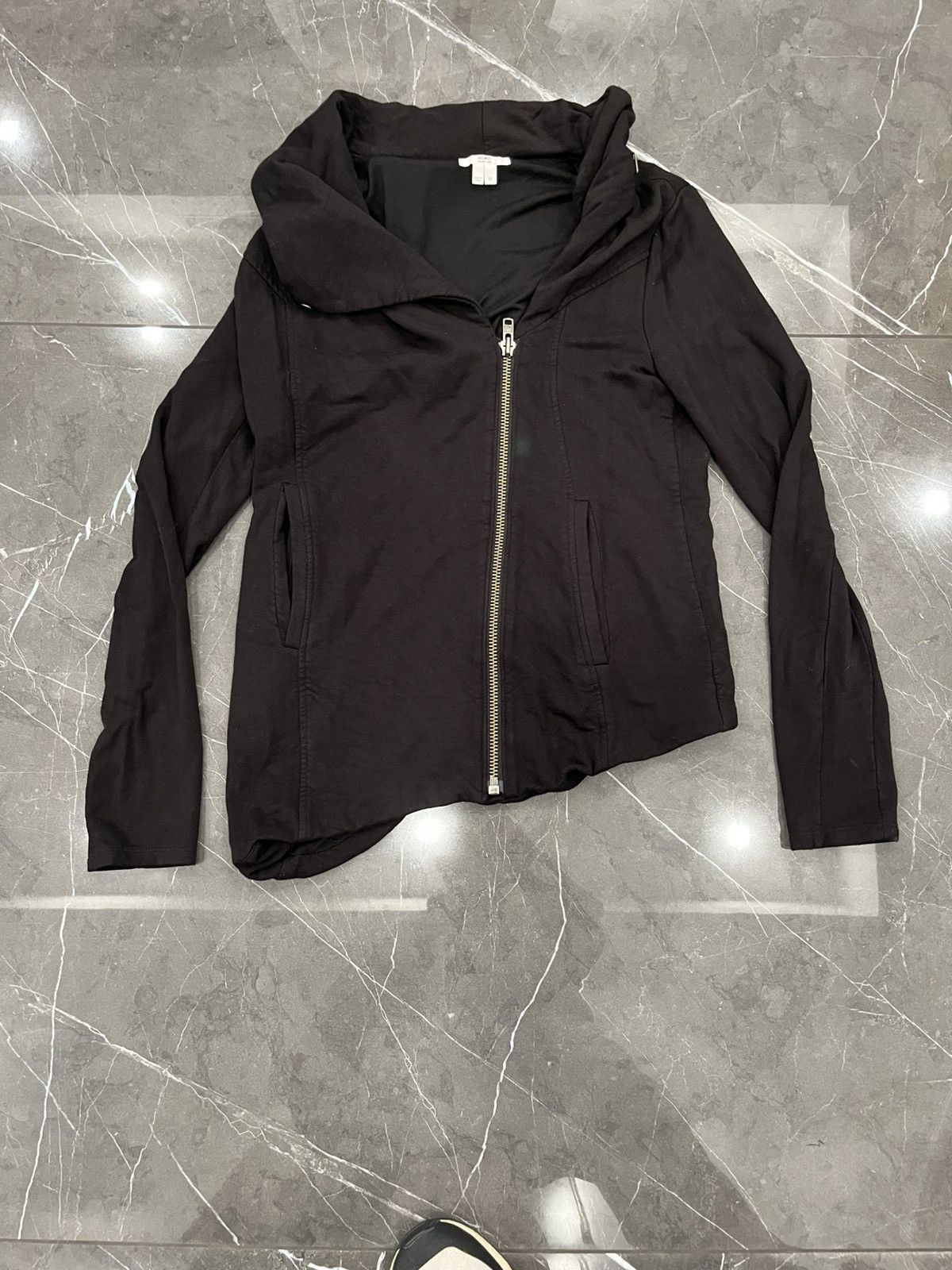 Helmut Lang HELMUT Helmut Lang Black Villous Jersey Jacket Medium Size M / US 6-8 / IT 42-44 - 1 Thumbnail